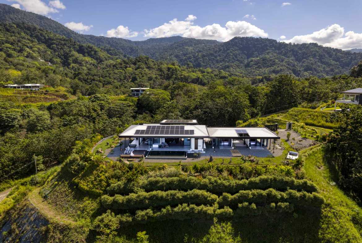 Remarkable 4-Bedroom Home with Ocean Views, Infinity Pool & Solar Power in Ojochal Costa Rica