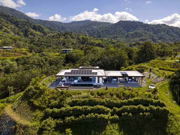 Remarkable 4-Bedroom Home with Ocean Views, Infinity Pool & Solar Power in Ojochal Costa Rica