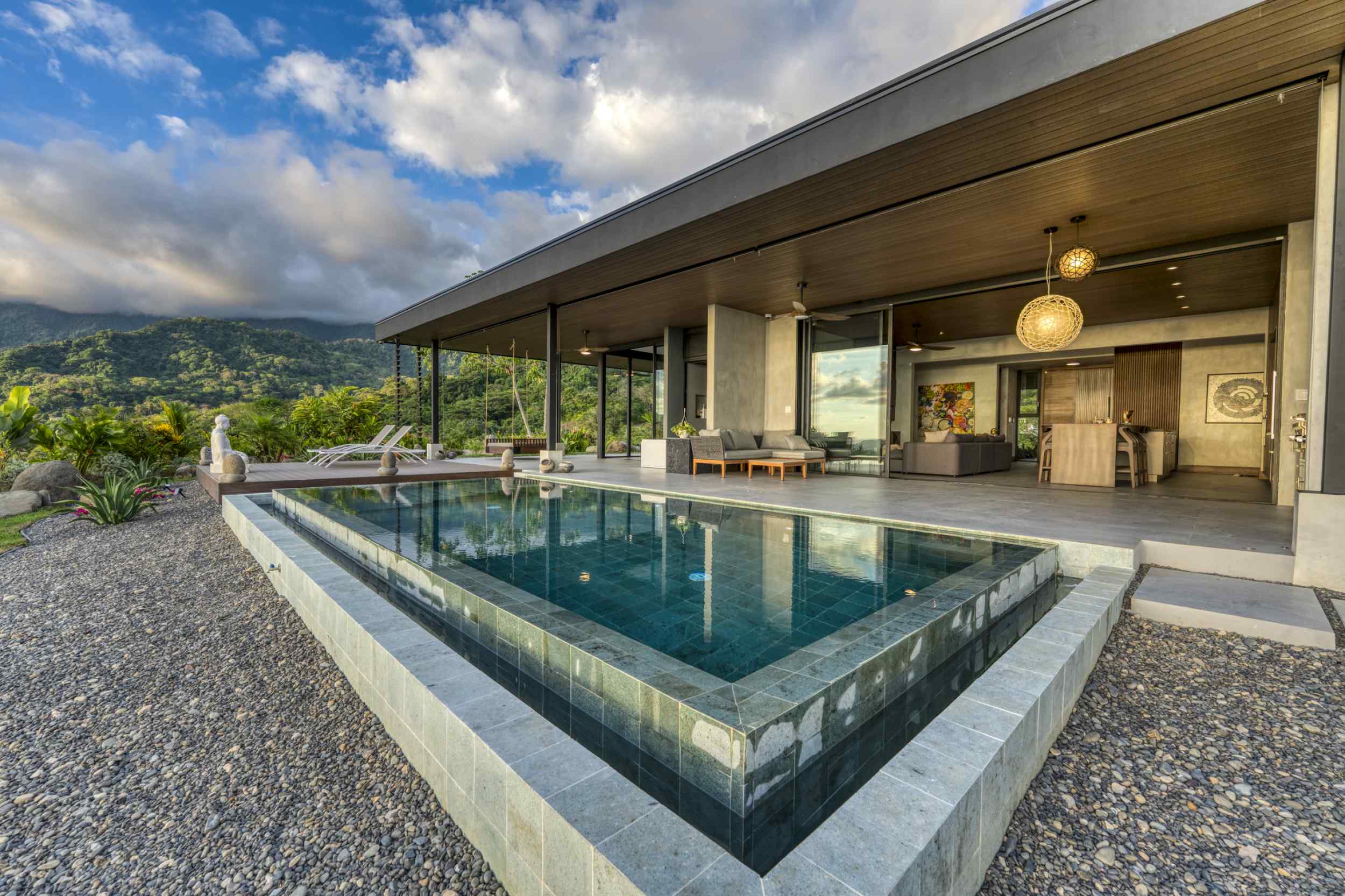 73787-4 Remarkable 4-Bedroom Home with Ocean Views, Infinity Pool & Solar Power in Ojochal Costa Rica