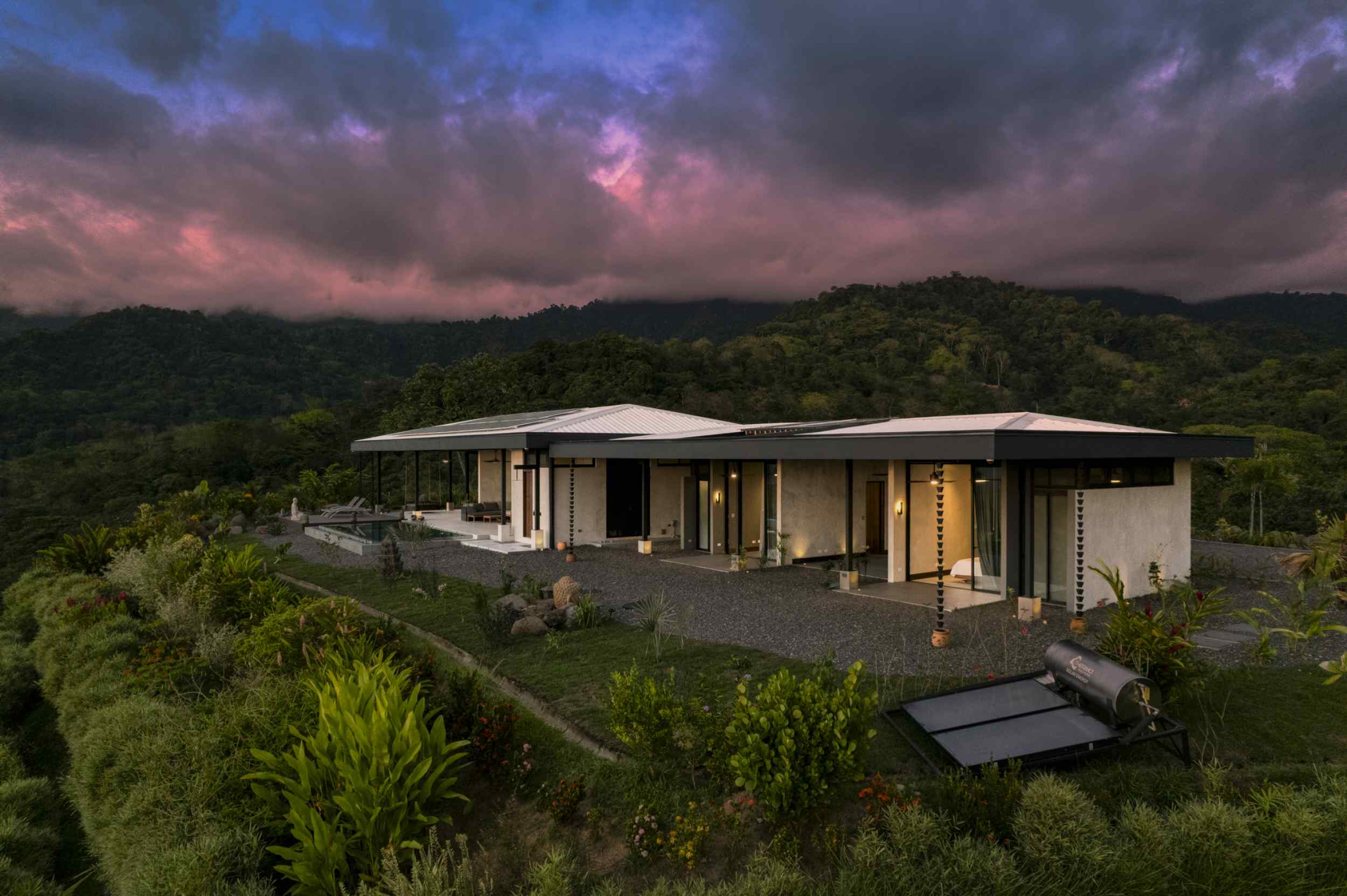 73787-21 Remarkable 4-Bedroom Home with Ocean Views, Infinity Pool & Solar Power in Ojochal Costa Rica