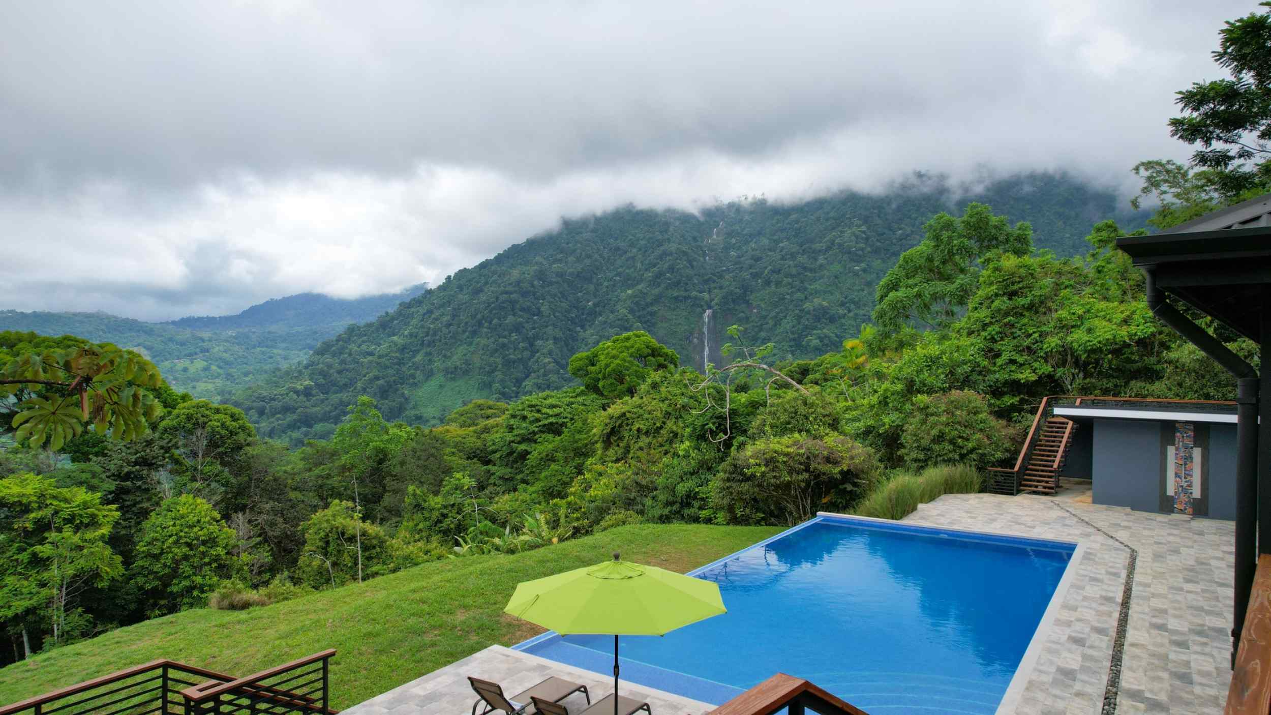 74001-1 Spectacular 3-Bedroom Mountain Estate with Waterfall Views, Partial Ocean Views & Private Pool in Tinamastes Costa Rica