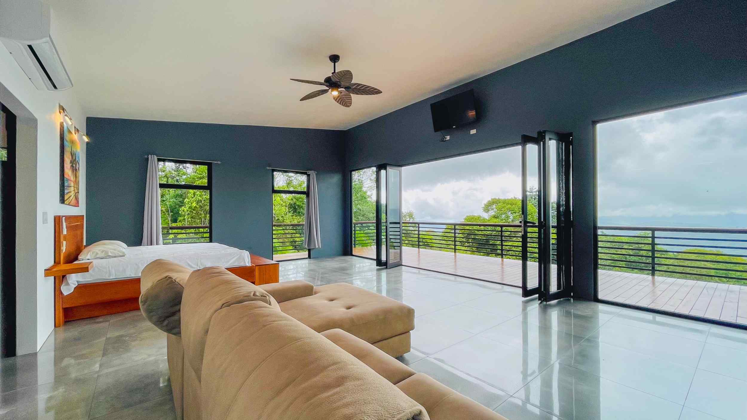 74001-18 Spectacular 3-Bedroom Mountain Estate with Waterfall Views, Partial Ocean Views & Private Pool in Tinamastes Costa Rica