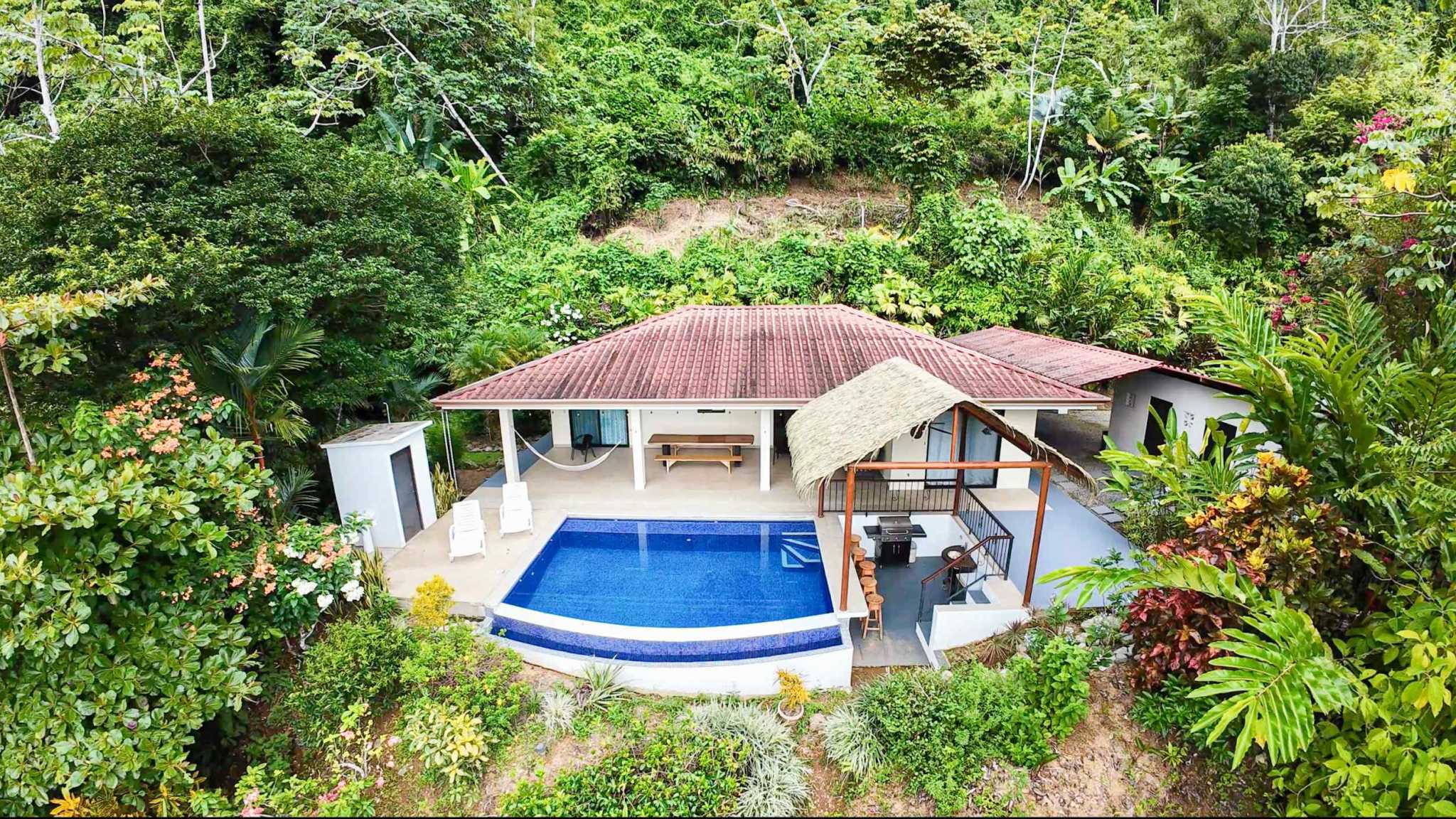 74373-1 Stunning 3-Bedroom Home with Ocean & Mountain Views and Private Pool in Dominical Costa Rica