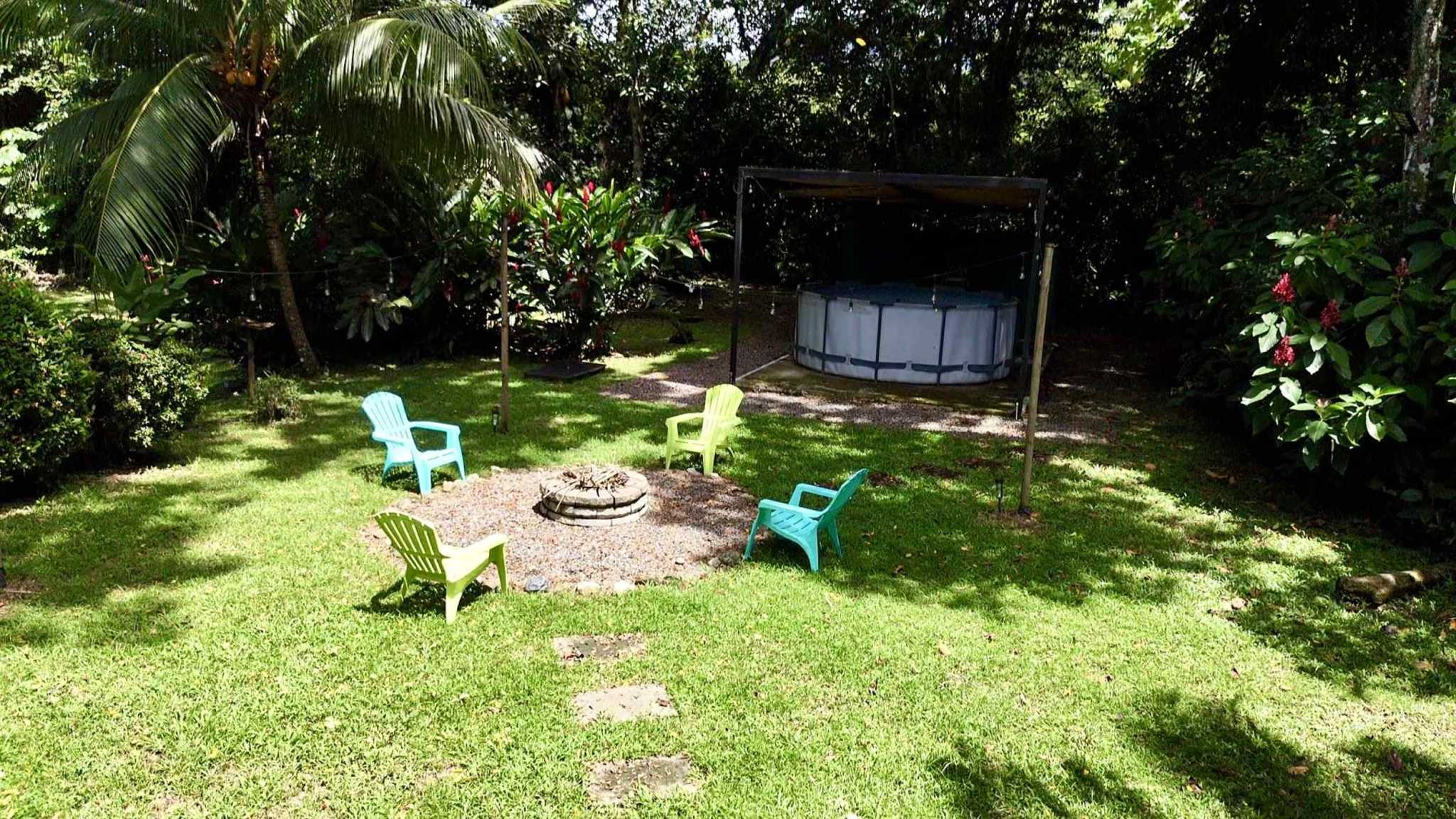 74511-2 Charming 2-Bedroom Riverside Pine Cabin with River & Jungle Views in Uvita Costa Rica