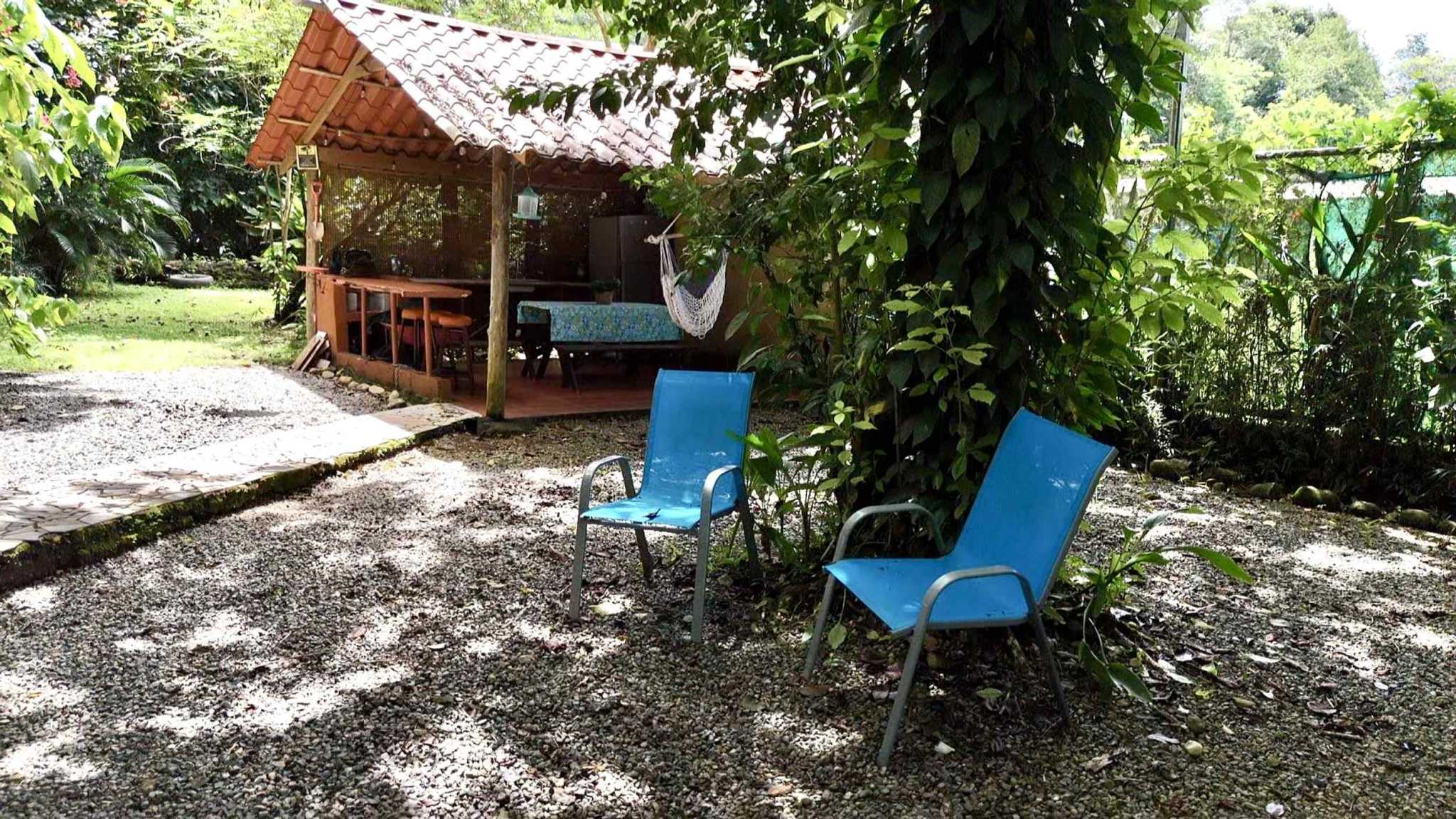 74511-4 Charming 2-Bedroom Riverside Pine Cabin with River & Jungle Views in Uvita Costa Rica