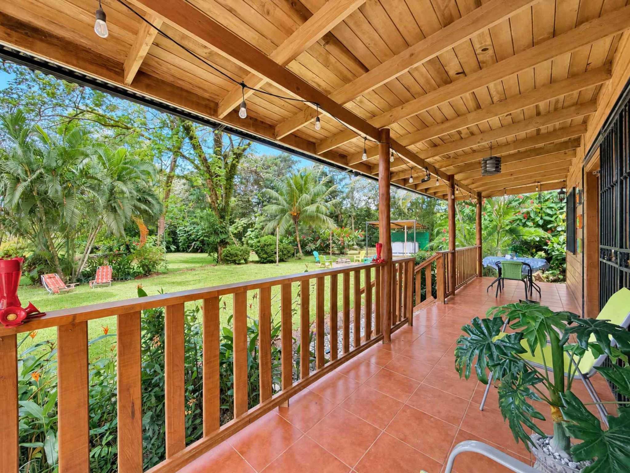 74511-5 Charming 2-Bedroom Riverside Pine Cabin with River & Jungle Views in Uvita Costa Rica