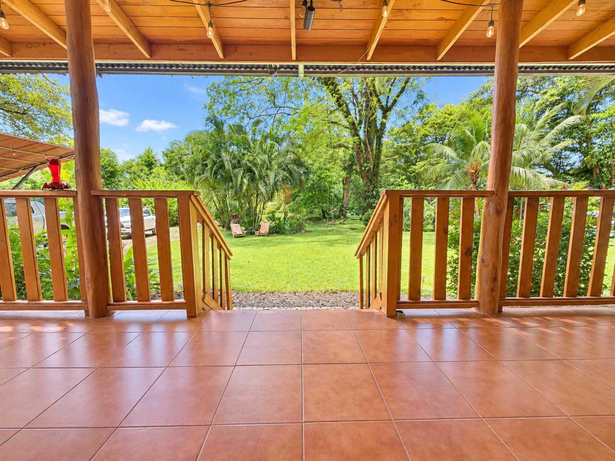 74511-17 Charming 2-Bedroom Riverside Pine Cabin with River & Jungle Views in Uvita Costa Rica
