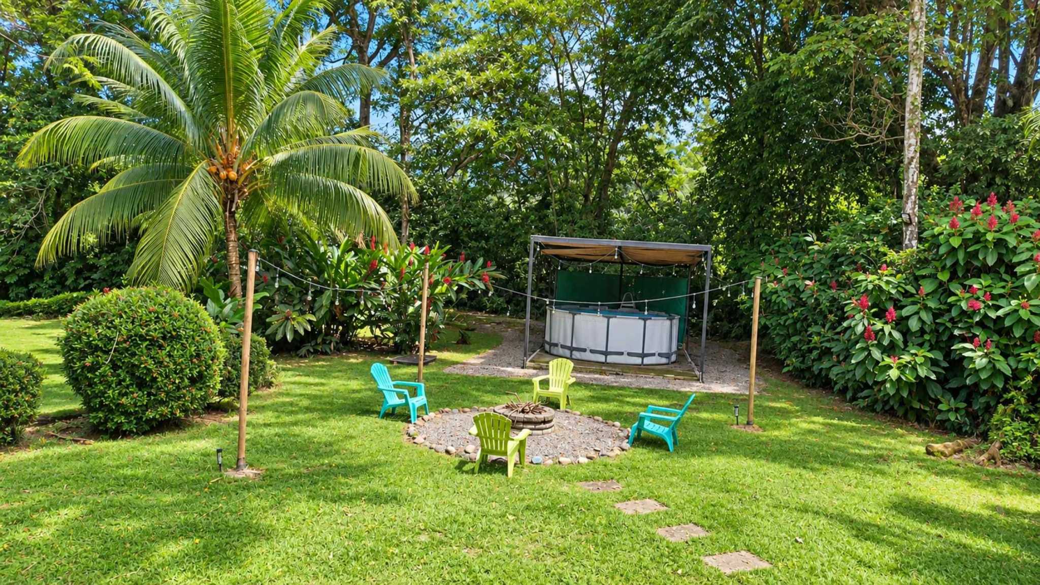 74511-18 Charming 2-Bedroom Riverside Pine Cabin with River & Jungle Views in Uvita Costa Rica