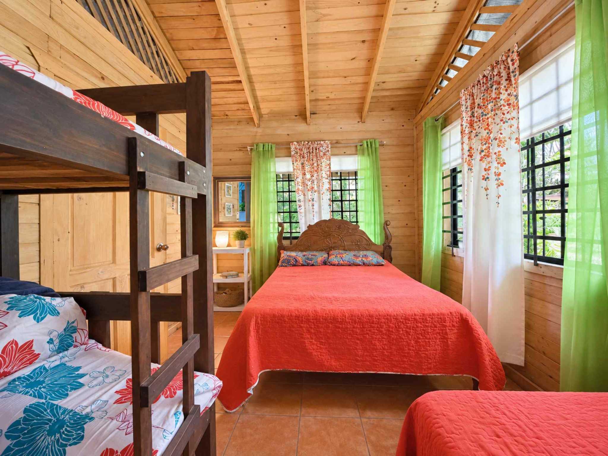 74511-28 Charming 2-Bedroom Riverside Pine Cabin with River & Jungle Views in Uvita Costa Rica