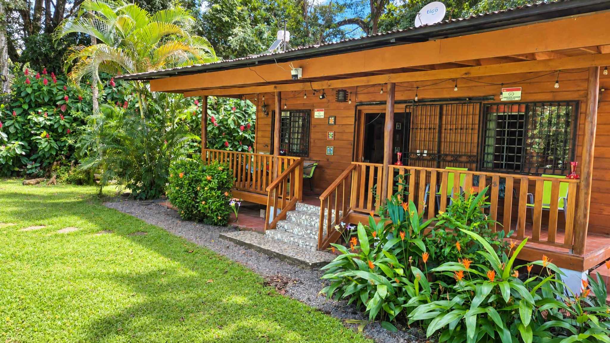 74511-31 Charming 2-Bedroom Riverside Pine Cabin with River & Jungle Views in Uvita Costa Rica