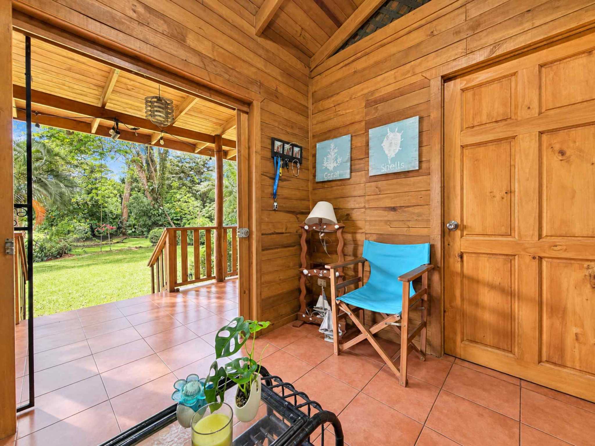 74511-33 Charming 2-Bedroom Riverside Pine Cabin with River & Jungle Views in Uvita Costa Rica