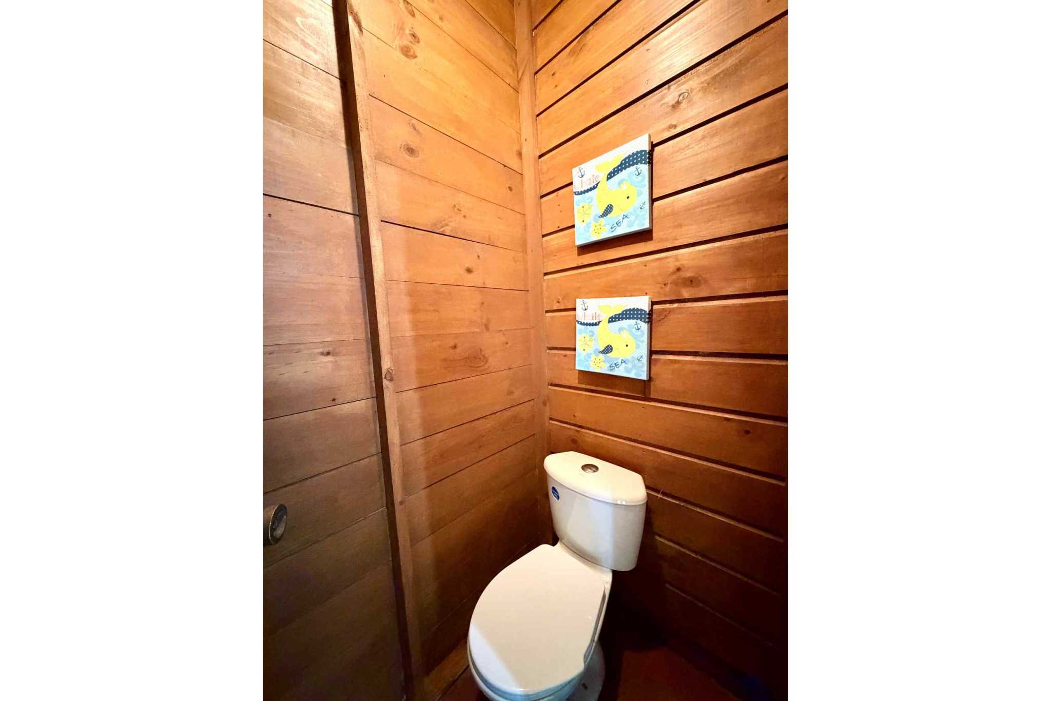 74511-40 Charming 2-Bedroom Riverside Pine Cabin with River & Jungle Views in Uvita Costa Rica