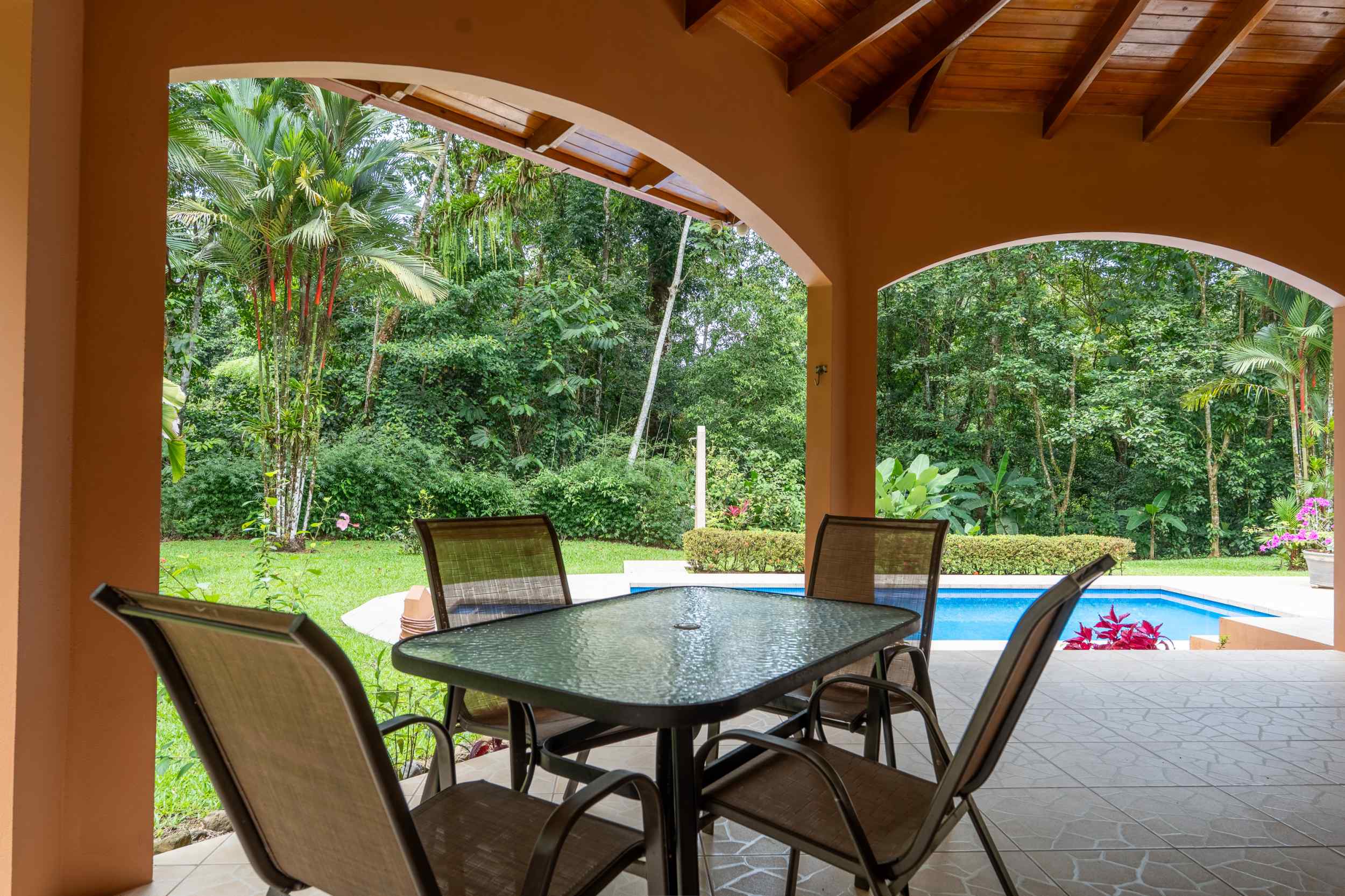 74507-6 Charming 2-Bedroom Colonial-Style Home with Private Pool & Creek in Ojochal Costa Rica