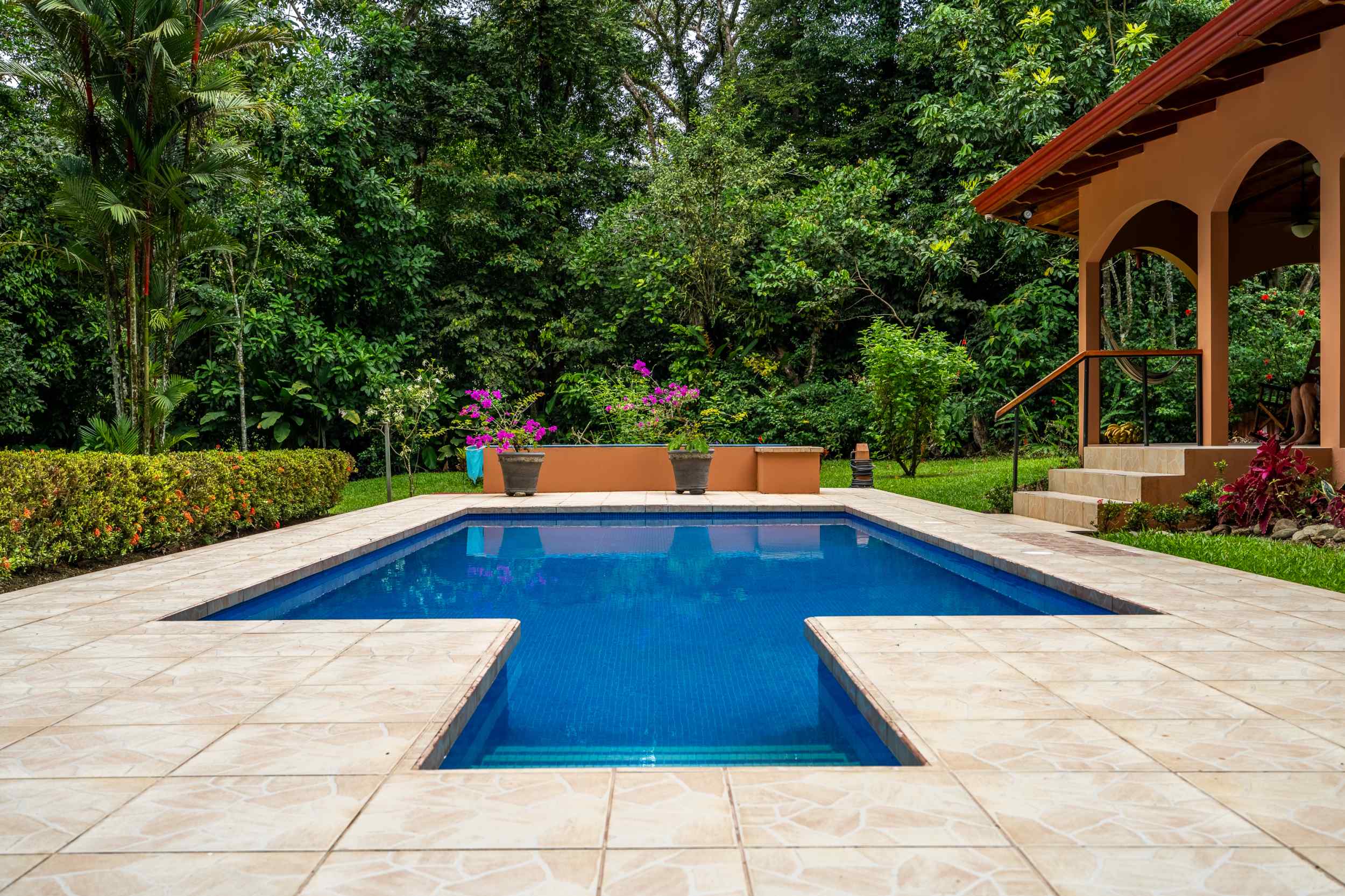 74507-12 Charming 2-Bedroom Colonial-Style Home with Private Pool & Creek in Ojochal Costa Rica