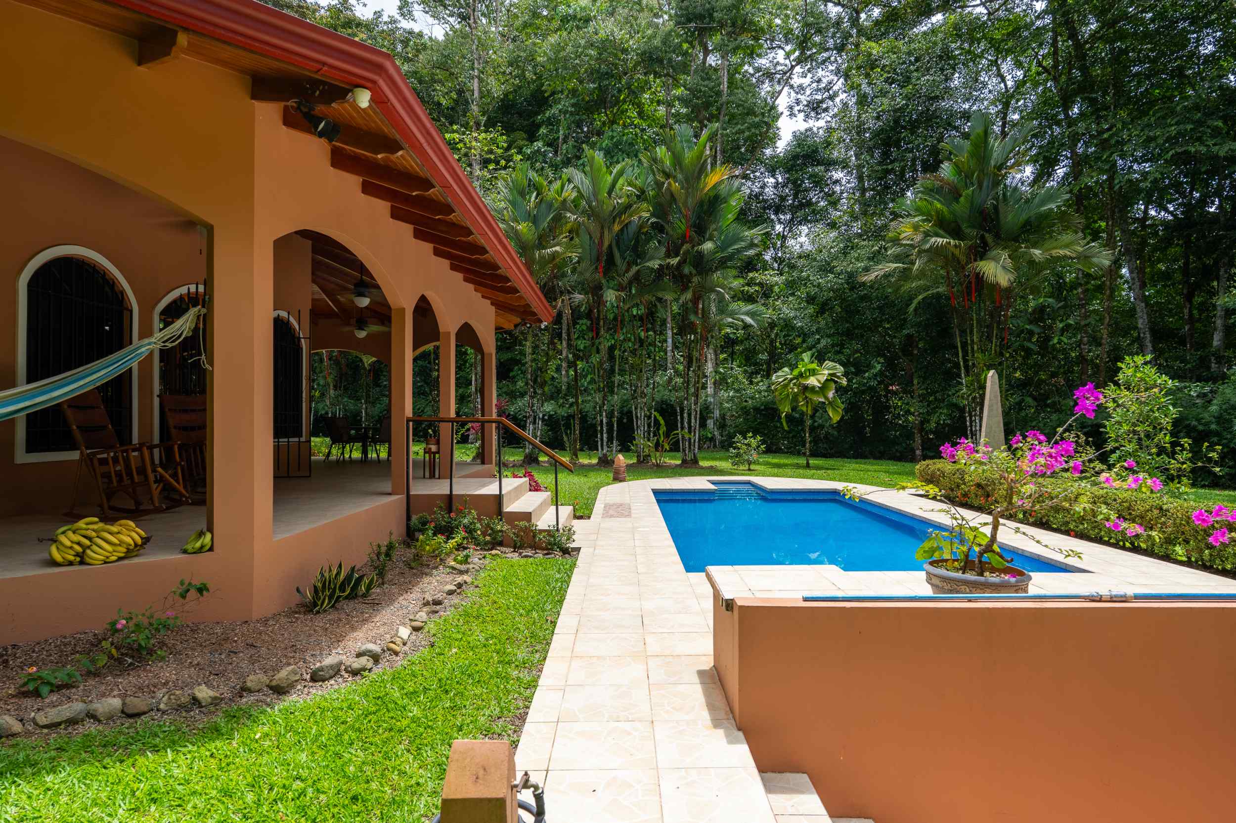 74507-13 Charming 2-Bedroom Colonial-Style Home with Private Pool & Creek in Ojochal Costa Rica