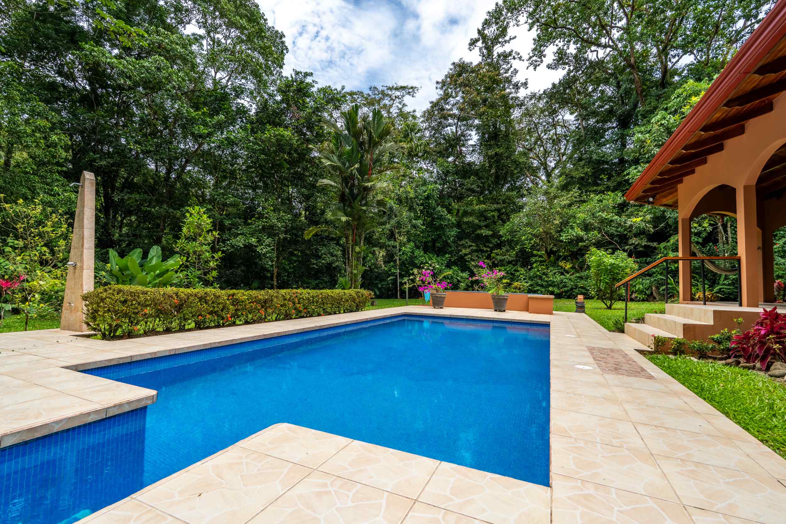 74507-36 Charming 2-Bedroom Colonial-Style Home with Private Pool & Creek in Ojochal Costa Rica
