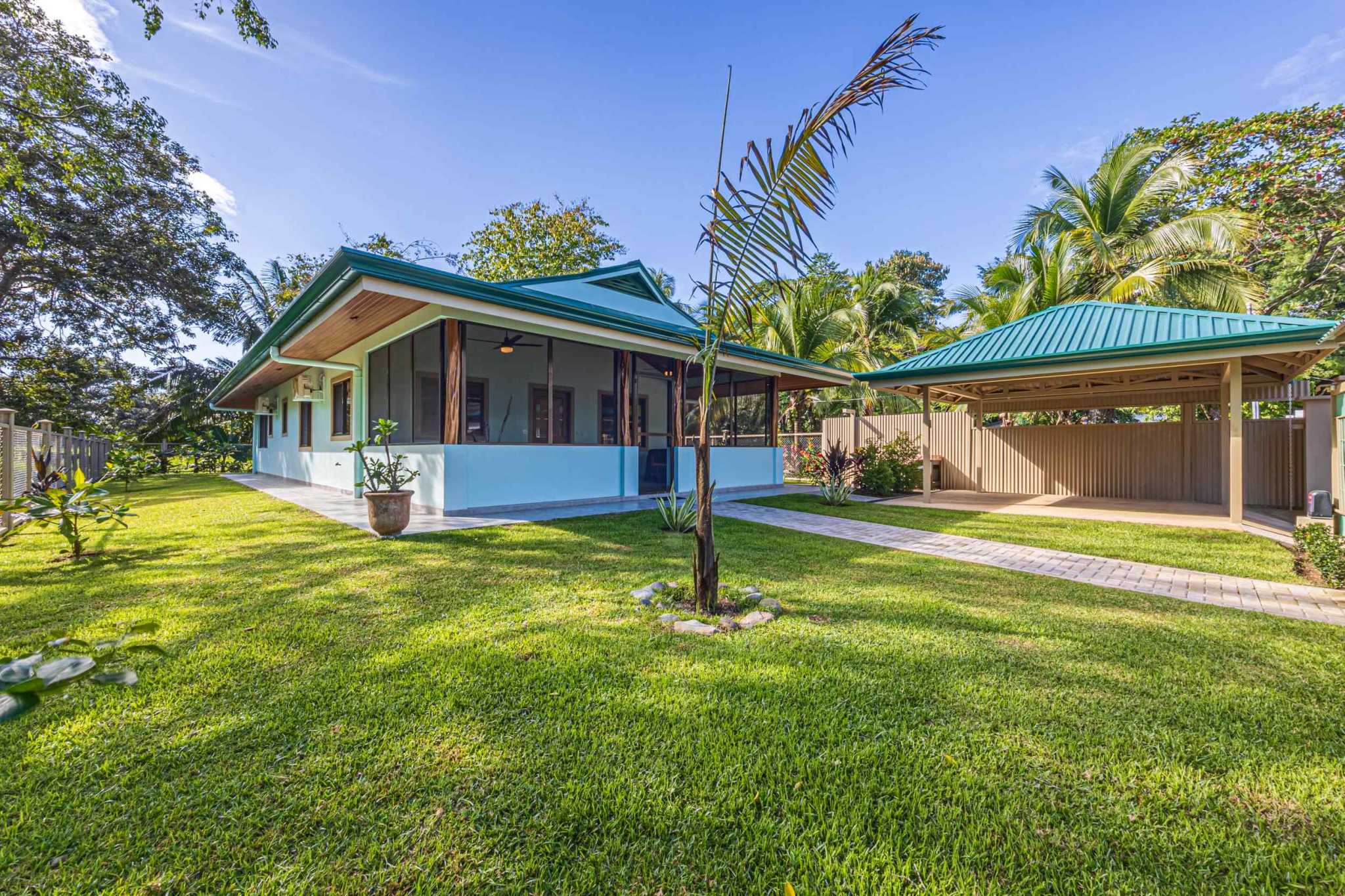 74513-2 New 2-Bedroom Concrete Home with Mountain Views & Proven Rental Income in Matapalo Costa Rica