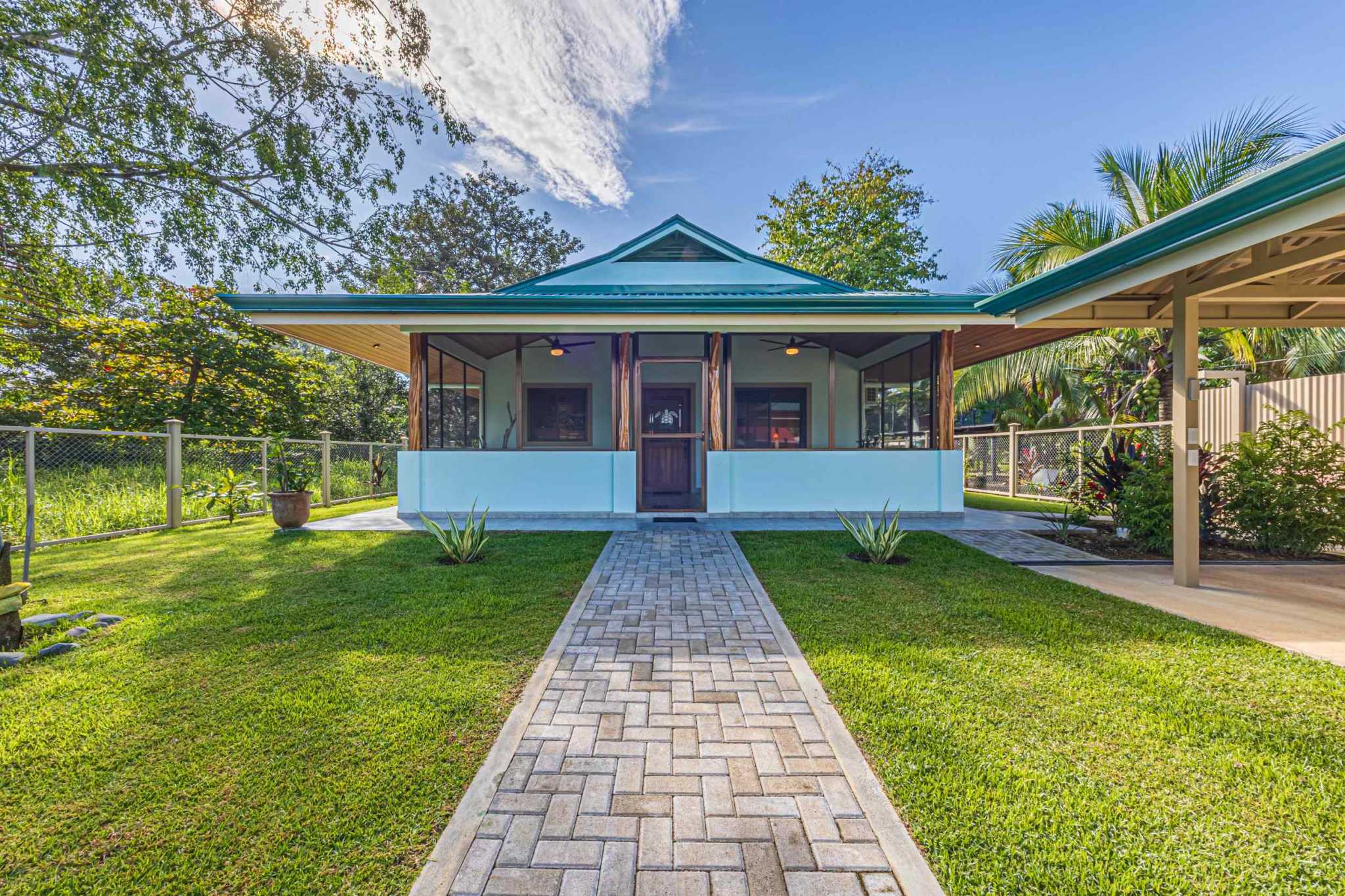 74513-4 New 2-Bedroom Concrete Home with Mountain Views & Proven Rental Income in Matapalo Costa Rica