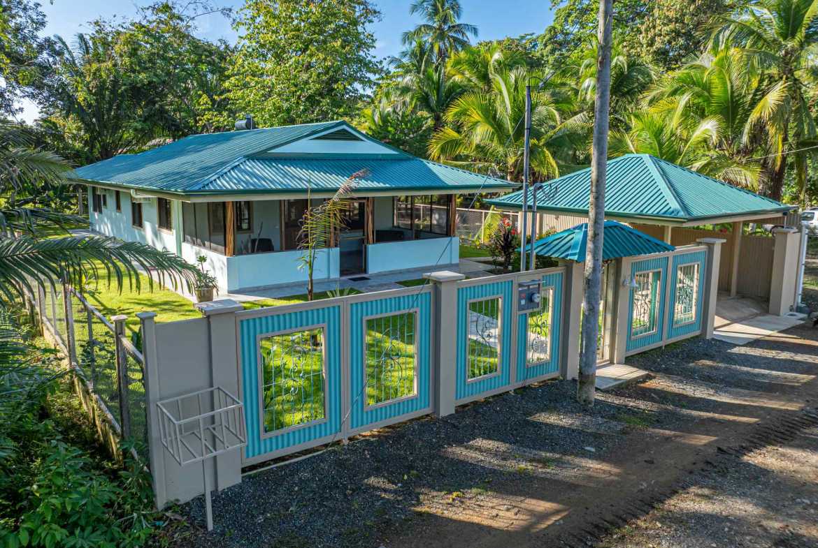 New 2-Bedroom Concrete Home with Mountain Views & Proven Rental Income in Matapalo Costa Rica