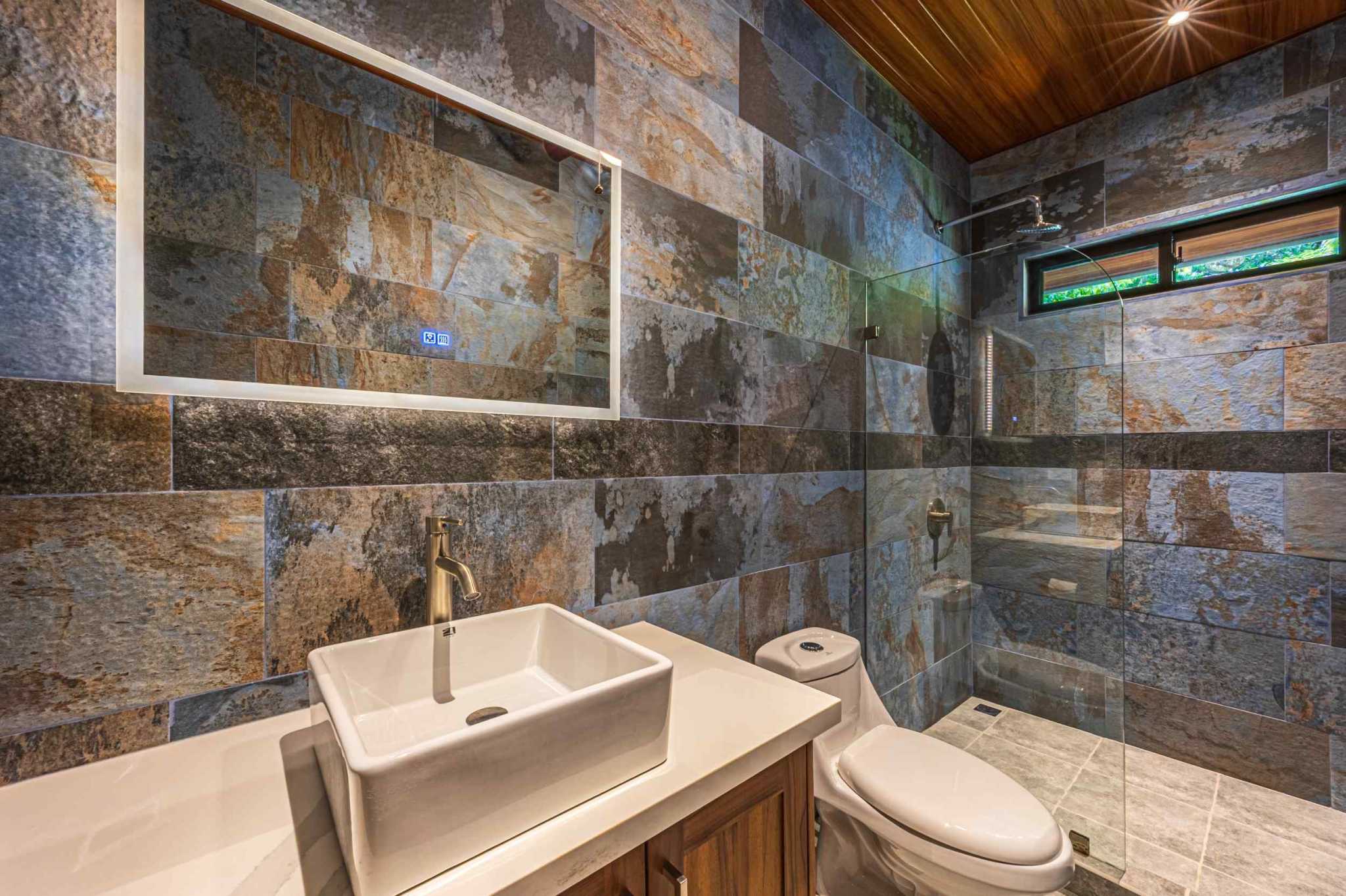 74513-29 New 2-Bedroom Concrete Home with Mountain Views & Proven Rental Income in Matapalo Costa Rica