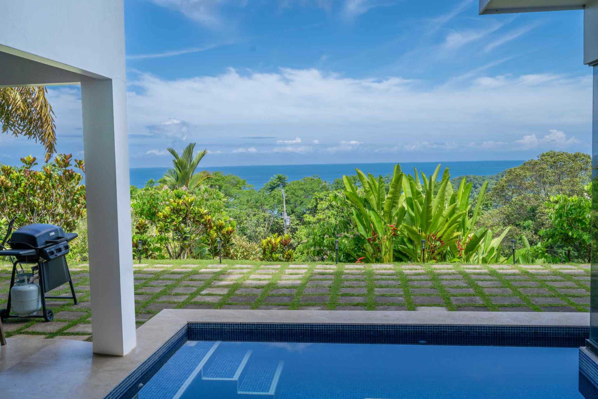 74396-5 Stunning 4-Bedroom Home with Panoramic Ocean Views & Pool in Dominical Costa Rica