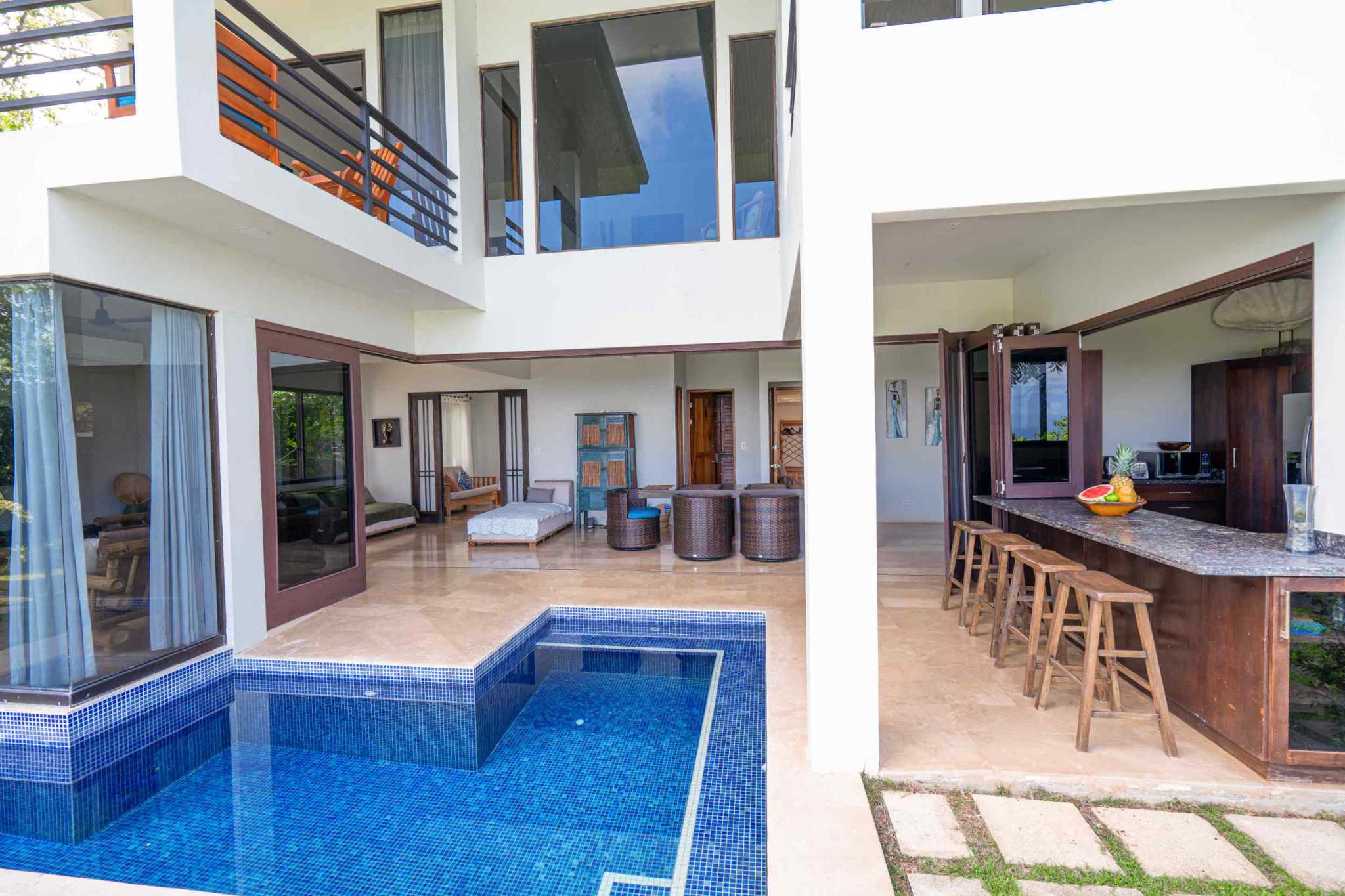 74396-8 Stunning 4-Bedroom Home with Panoramic Ocean Views & Pool in Dominical Costa Rica