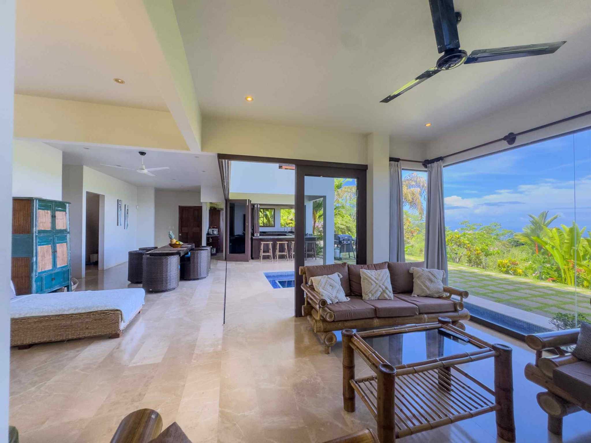 74396-16 Stunning 4-Bedroom Home with Panoramic Ocean Views & Pool in Dominical Costa Rica