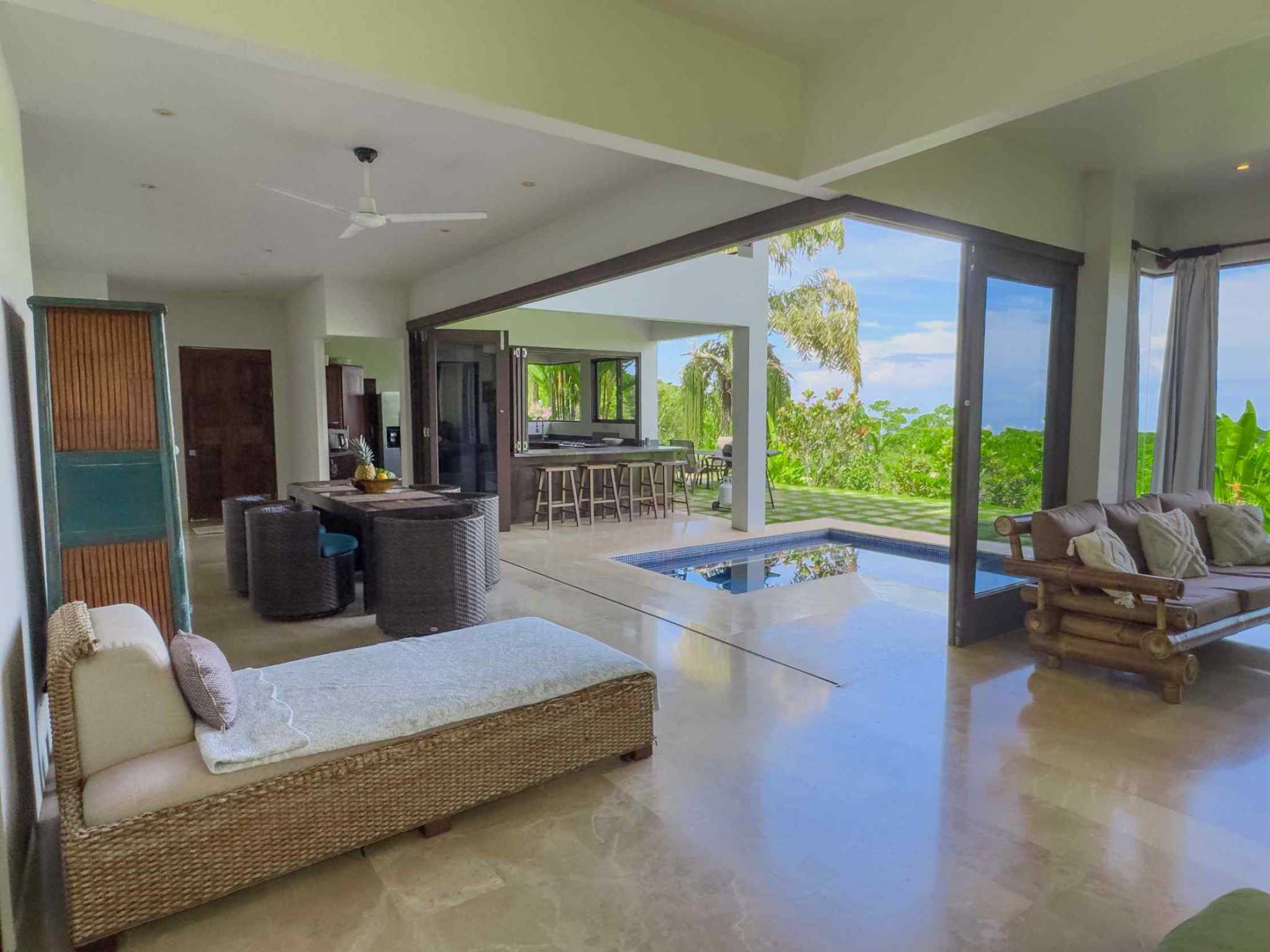 74396-18 Stunning 4-Bedroom Home with Panoramic Ocean Views & Pool in Dominical Costa Rica