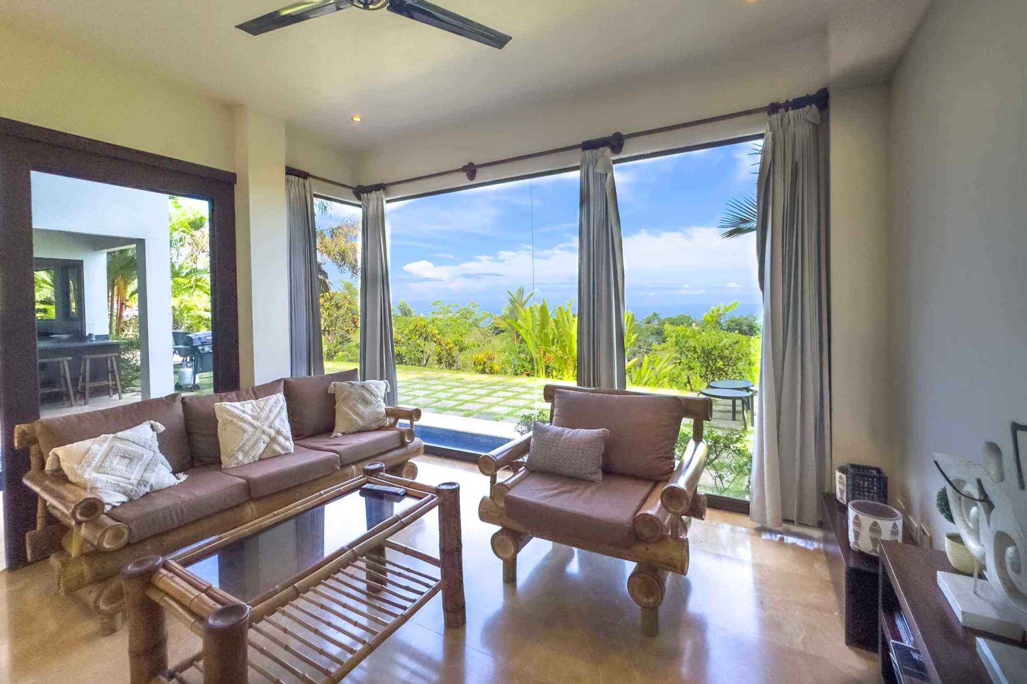 74396-21 Stunning 4-Bedroom Home with Panoramic Ocean Views & Pool in Dominical Costa Rica
