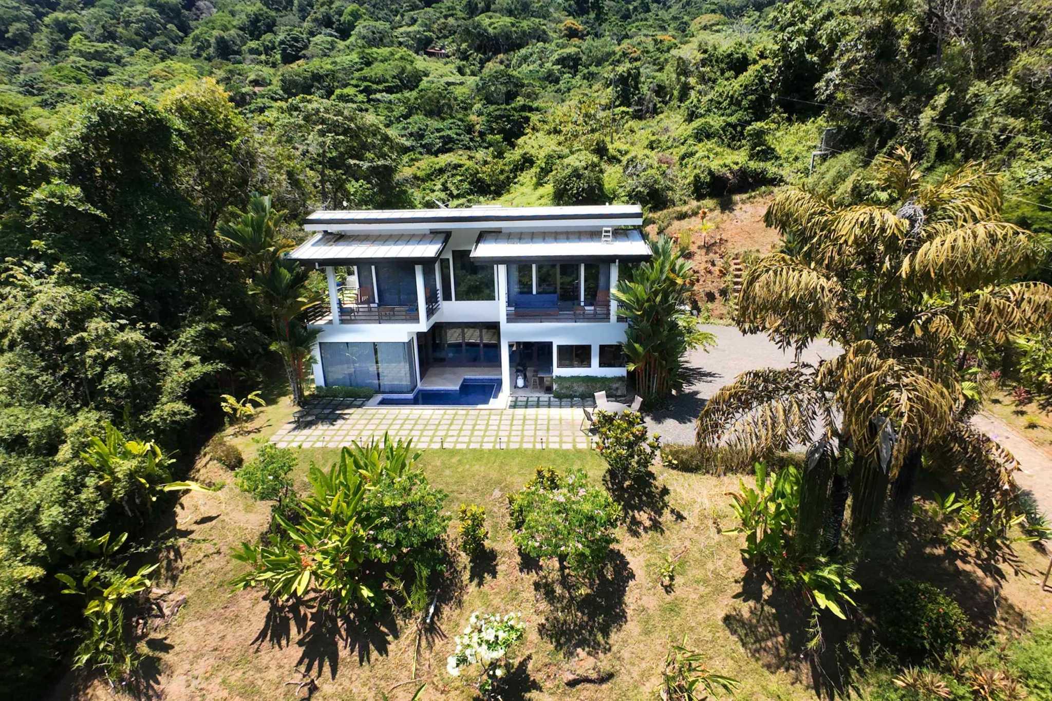 74396-48 Stunning 4-Bedroom Home with Panoramic Ocean Views & Pool in Dominical Costa Rica