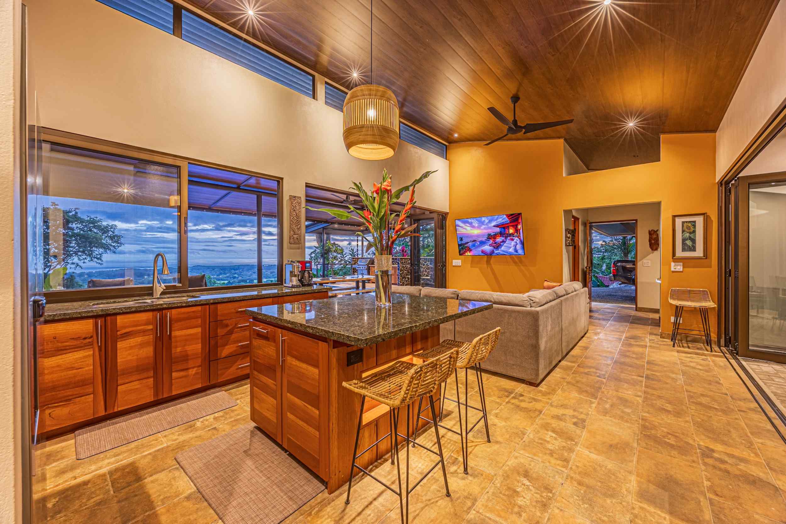74444-9 Stunning 3-Bedroom Home with Ocean Views, Infinity Pool & Whale’s Tail Vistas in Uvita Costa Rica