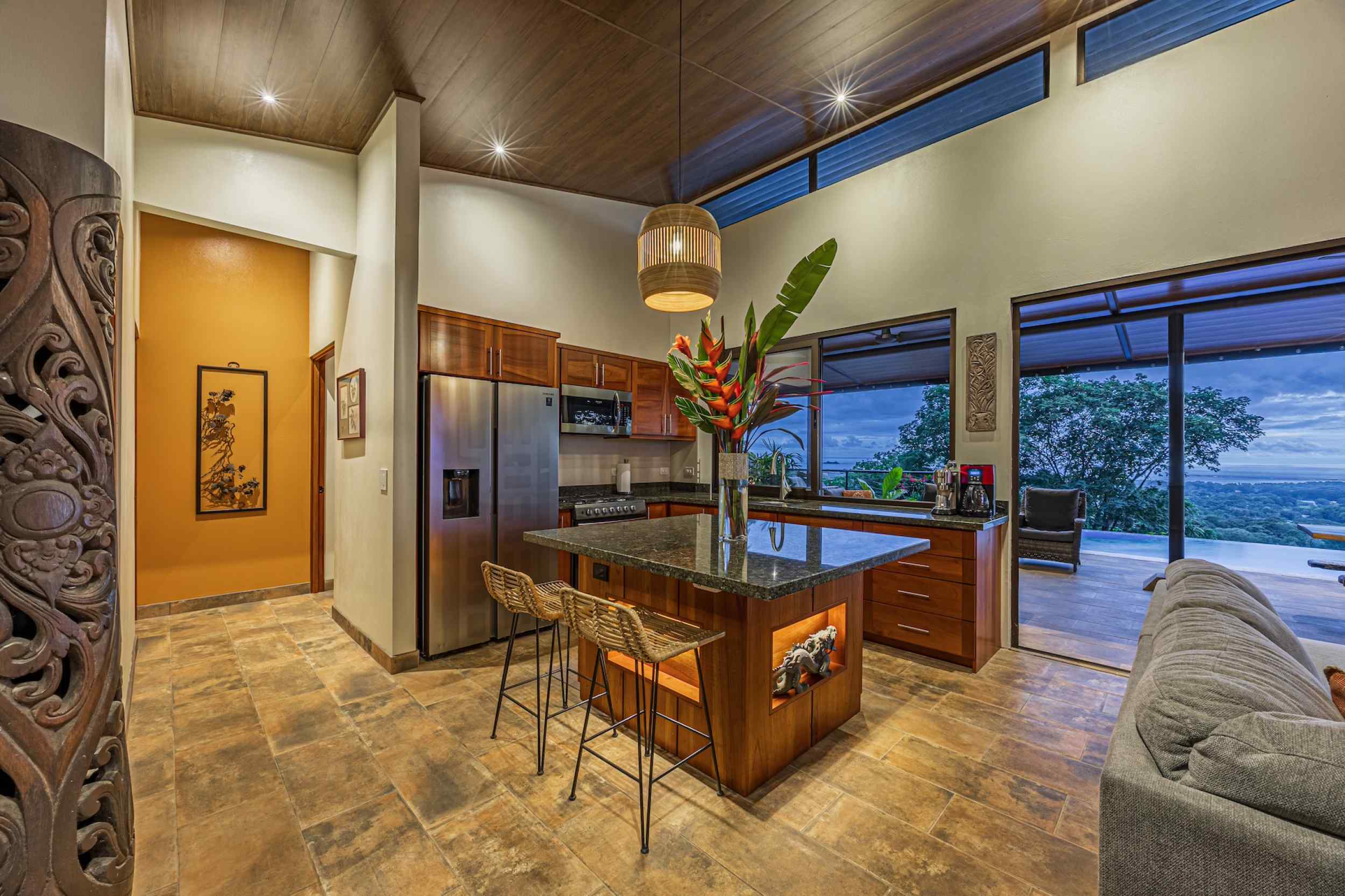 74444-11 Stunning 3-Bedroom Home with Ocean Views, Infinity Pool & Whale’s Tail Vistas in Uvita Costa Rica