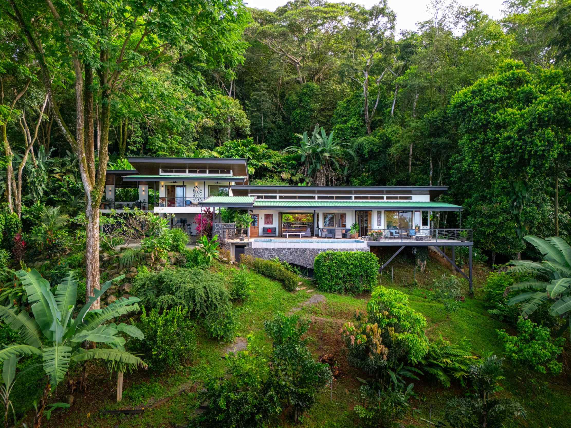 74444-20 Stunning 3-Bedroom Home with Ocean Views, Infinity Pool & Whale’s Tail Vistas in Uvita Costa Rica