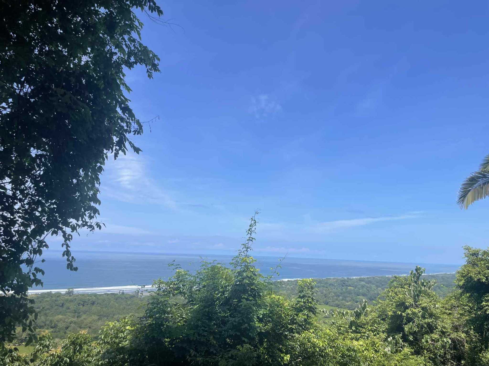 Breathtaking 180° Ocean View 3+ Acre Building Lot with Legal Water in Dominical Costa Rica