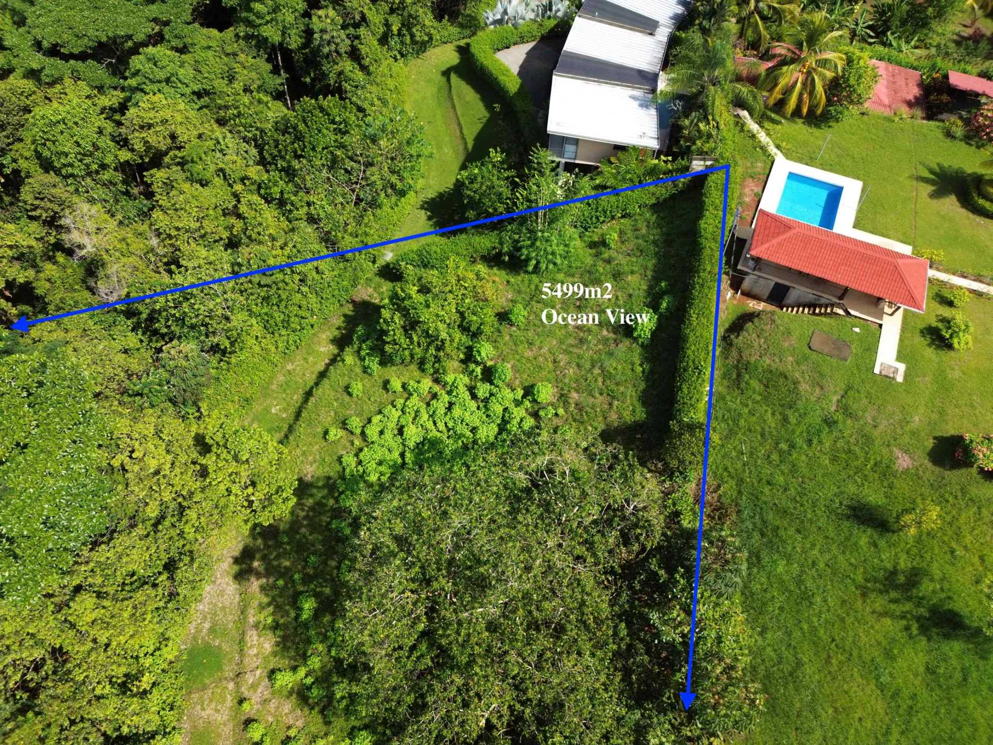 74948-21 Spectacular Ocean View Over-One-Acre Building Lot with Legal Water in Ojochal Costa Rica