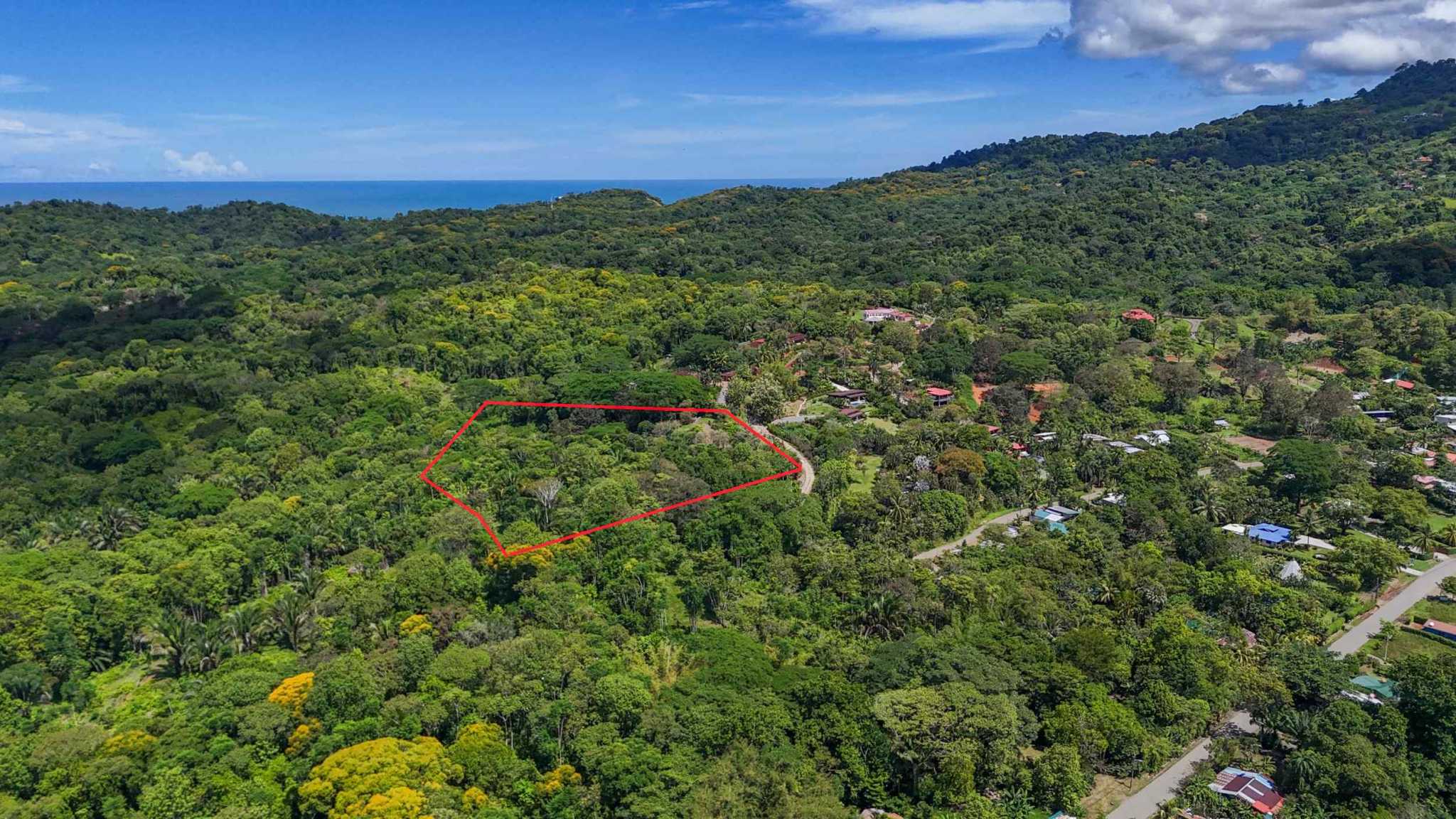 74960-38 Prime Ocean & Mountain View 4-Acre Building Lot with Legal Water in Ojochal Costa Rica