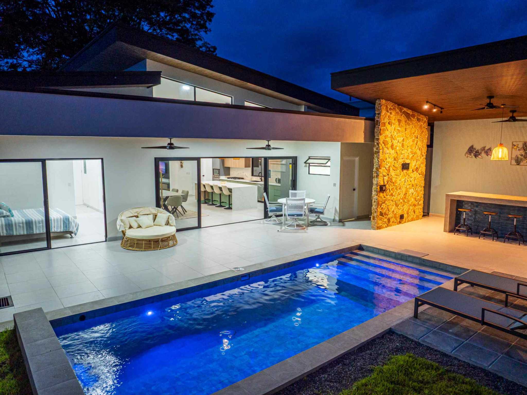 74430-10 Brand-New Modern Tropical 3-Bedroom Home with Private Pool & Outdoor Kitchen in Uvita Costa Rica