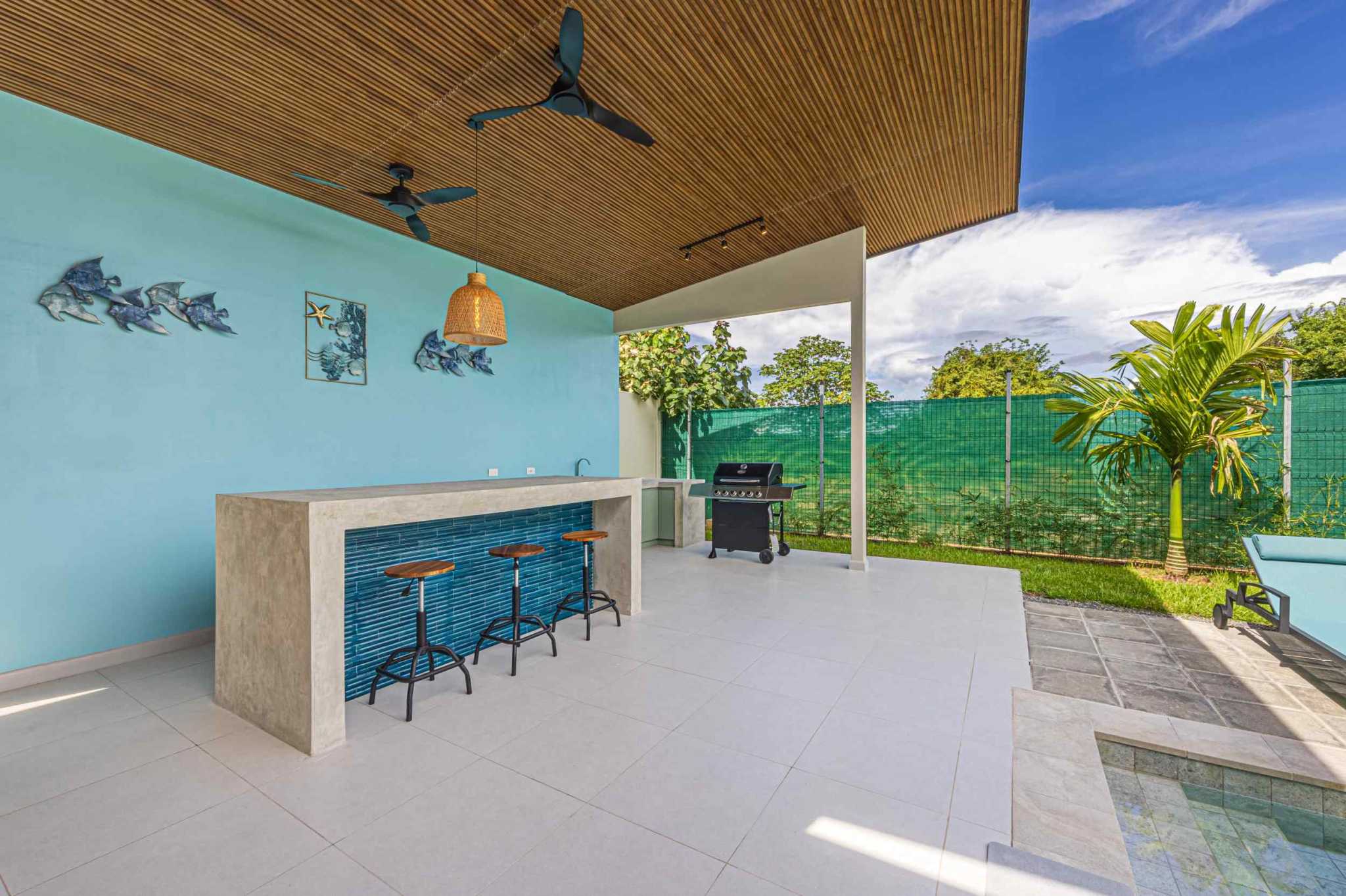 74430-17 Brand-New Modern Tropical 3-Bedroom Home with Private Pool & Outdoor Kitchen in Uvita Costa Rica