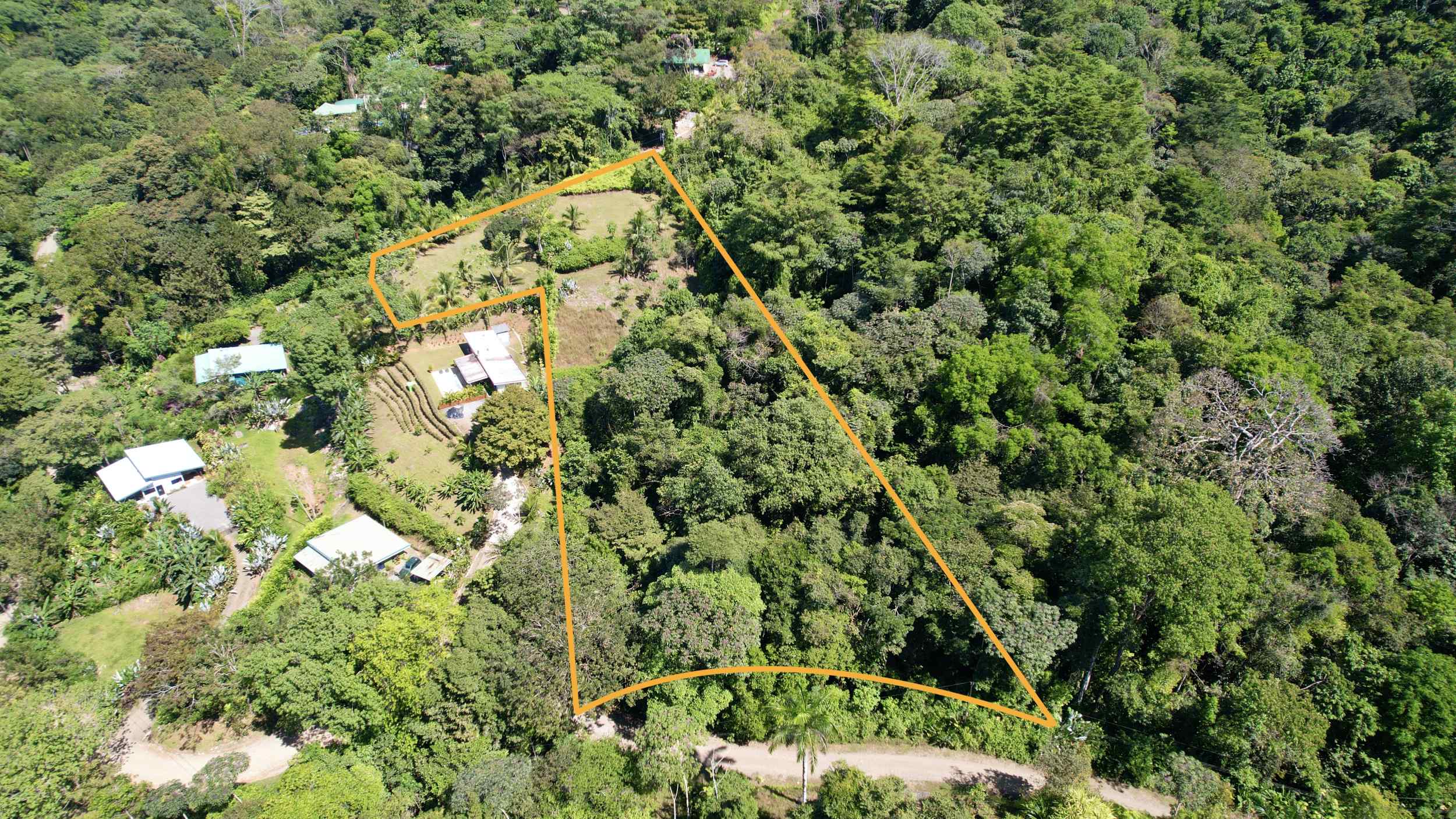 Exceptional Mountain View 4-Acre Building Lot with Legal Water in Ojochal Costa Rica