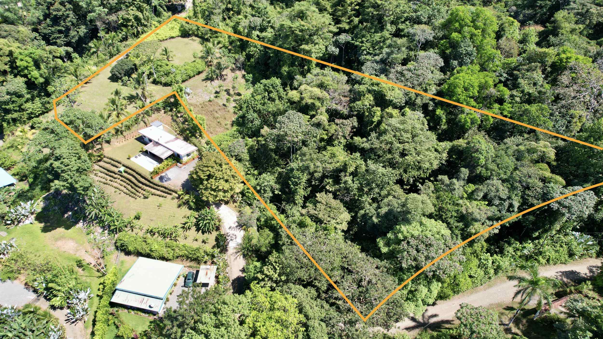 Exceptional Mountain View 4-Acre Building Lot with Legal Water in Ojochal Costa Rica