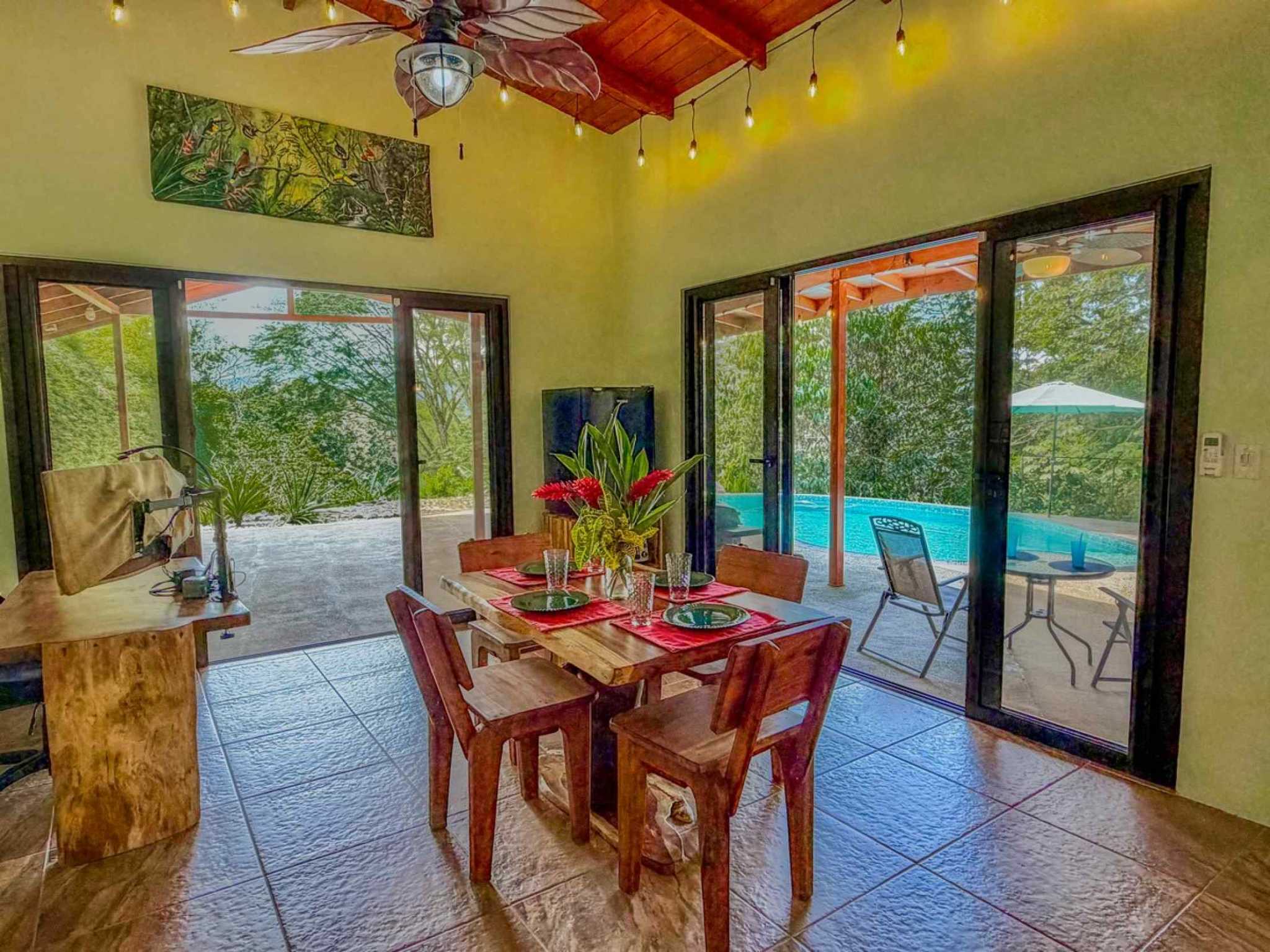 76480-19 Charming 2-Bedroom Jungle Retreat with Saltwater Pool & Mountain Views in Lagunas Costa Rica