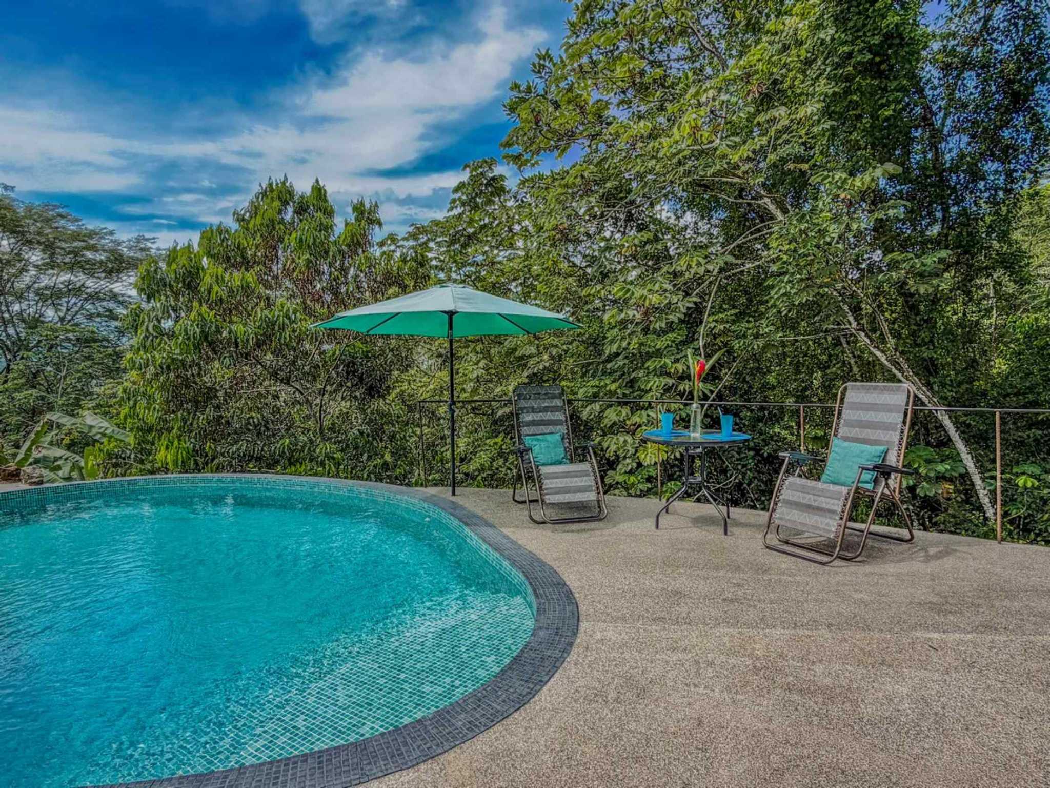 76480-46 Charming 2-Bedroom Jungle Retreat with Saltwater Pool & Mountain Views in Lagunas Costa Rica