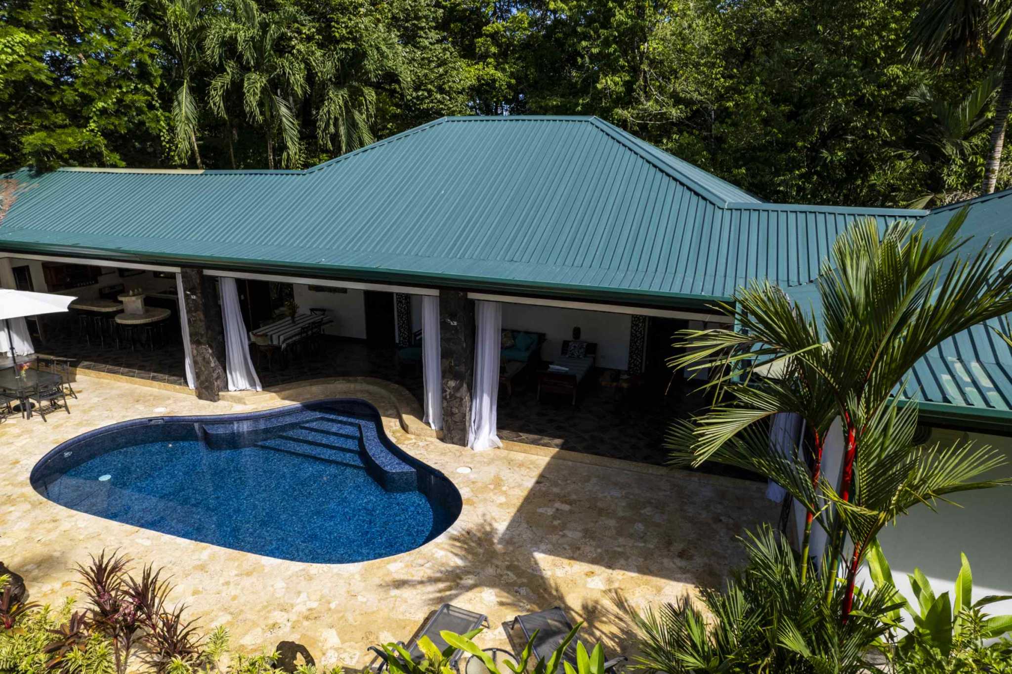 76545-1 Stunning 4-Bedroom Asian-Style Home with Private Pool & Jungle Views in Uvita Costa Rica