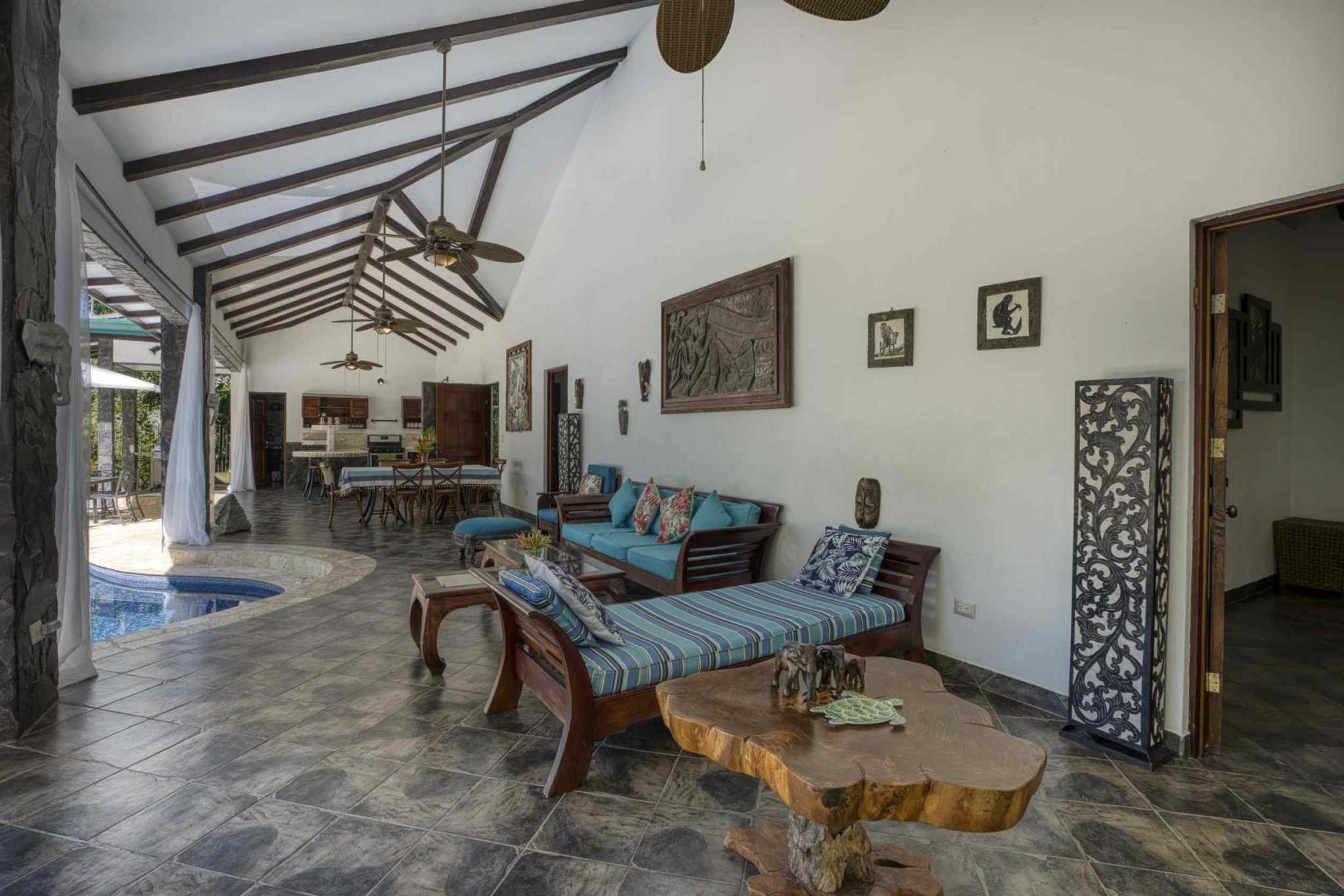 76545-6 Stunning 4-Bedroom Asian-Style Home with Private Pool & Jungle Views in Uvita Costa Rica