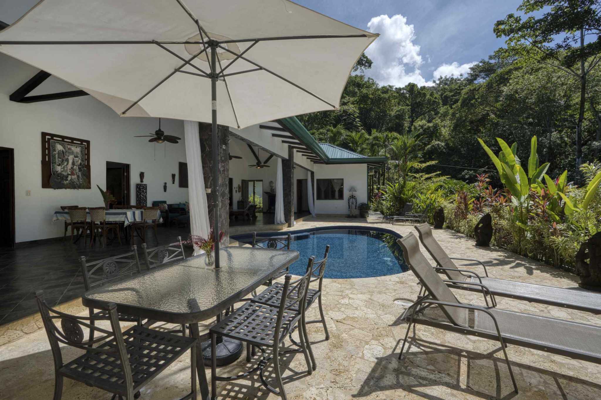 76545-15 Stunning 4-Bedroom Asian-Style Home with Private Pool & Jungle Views in Uvita Costa Rica