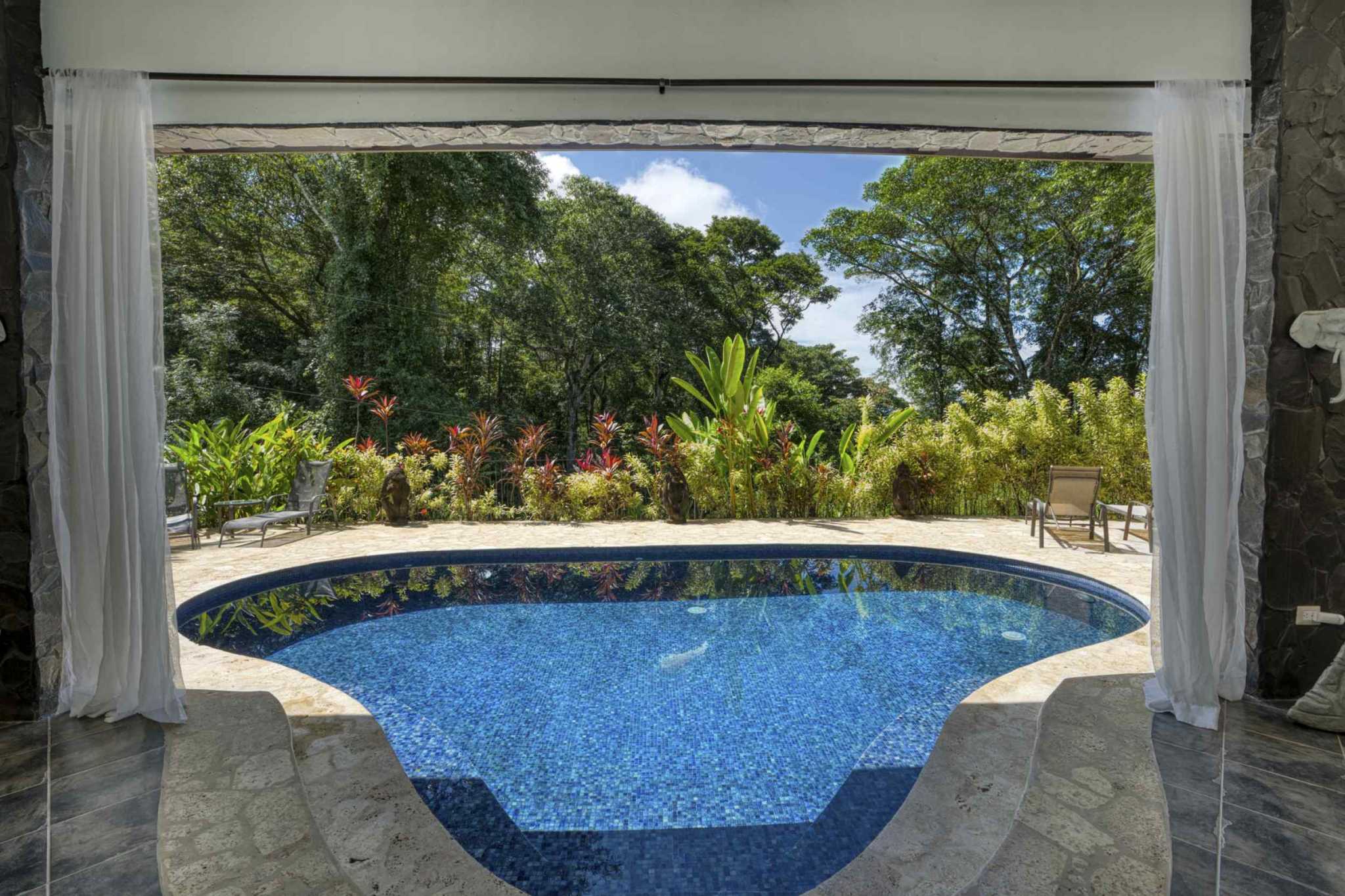 76545-27 Stunning 4-Bedroom Asian-Style Home with Private Pool & Jungle Views in Uvita Costa Rica