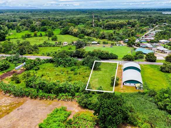 Prime Highway-Frontage Mountain View Over-Half-Acre Building Lot with Legal Water in Coronado Costa Rica