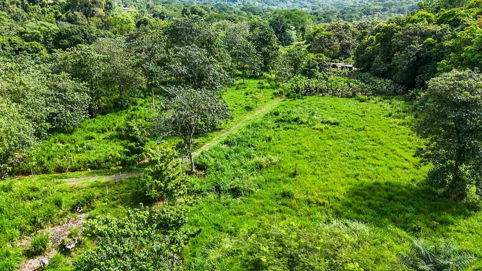 Huge Jungle View Building Lot with River Frontage and Legal Water in Ojochal Costa Rica