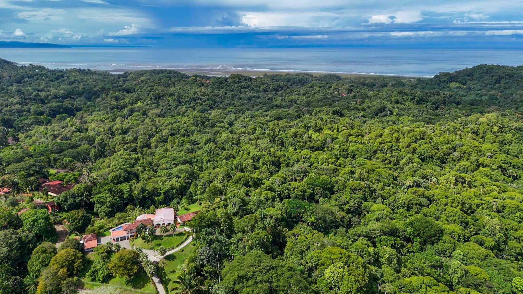 Huge Jungle View Building Lot with River Frontage and Legal Water in Ojochal Costa Rica