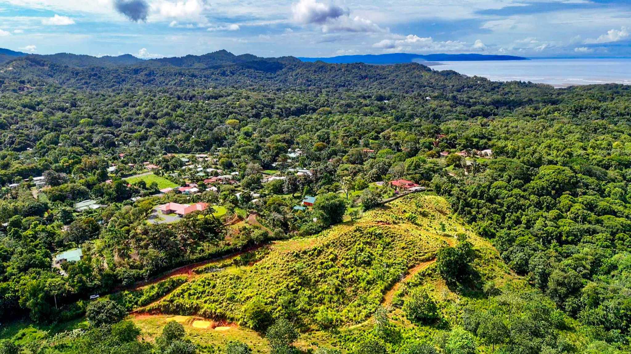 Huge Jungle View Building Lot with River Frontage and Legal Water in Ojochal Costa Rica